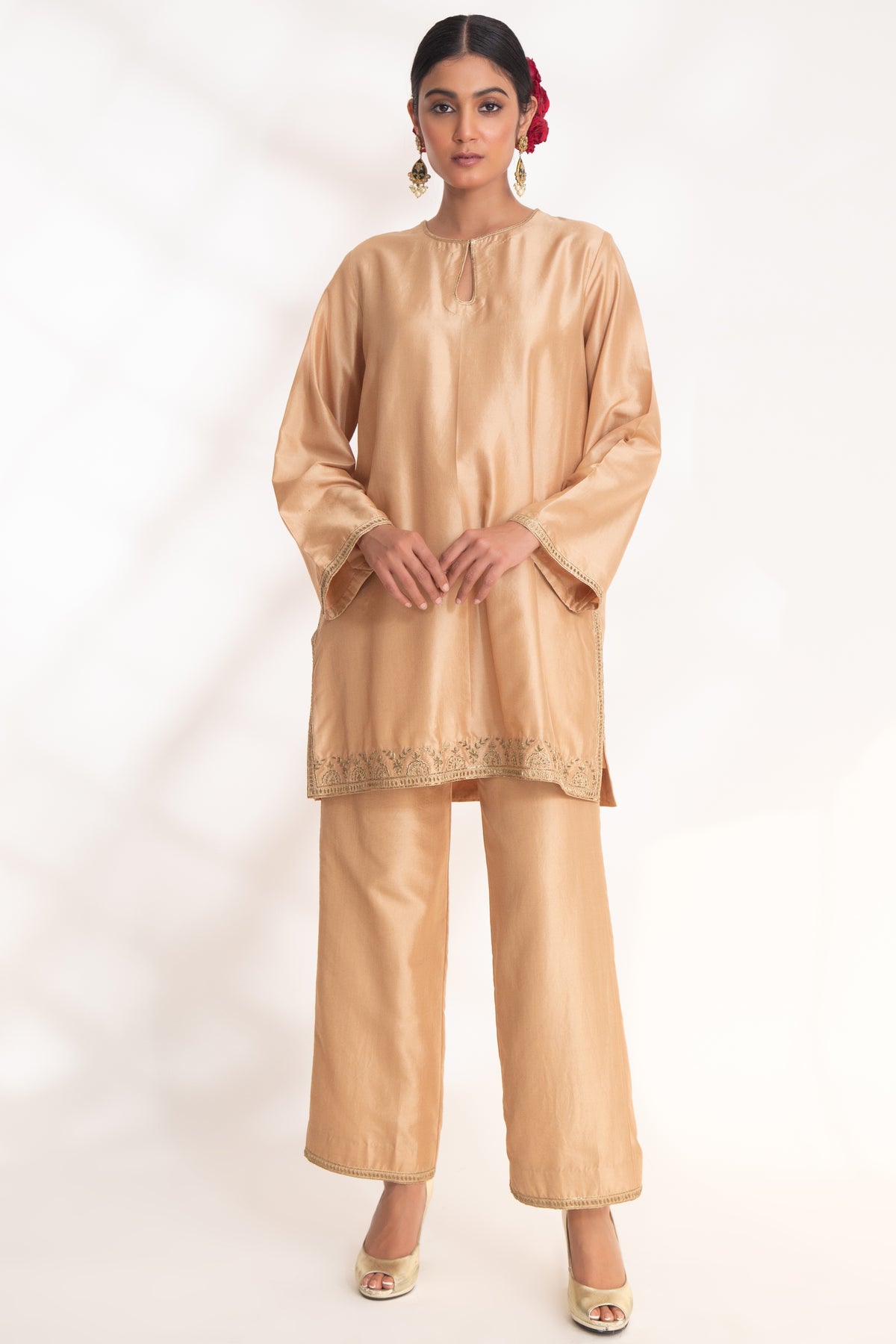 Beige Aavya Kurta Set