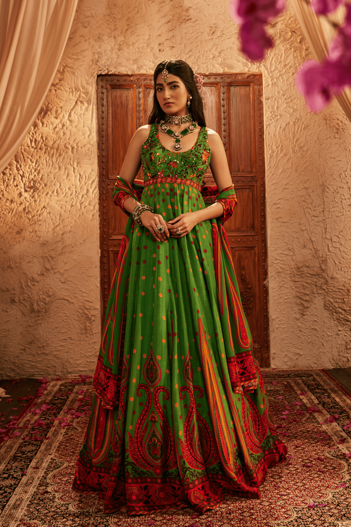Moriko Embroidered Anarkali Set