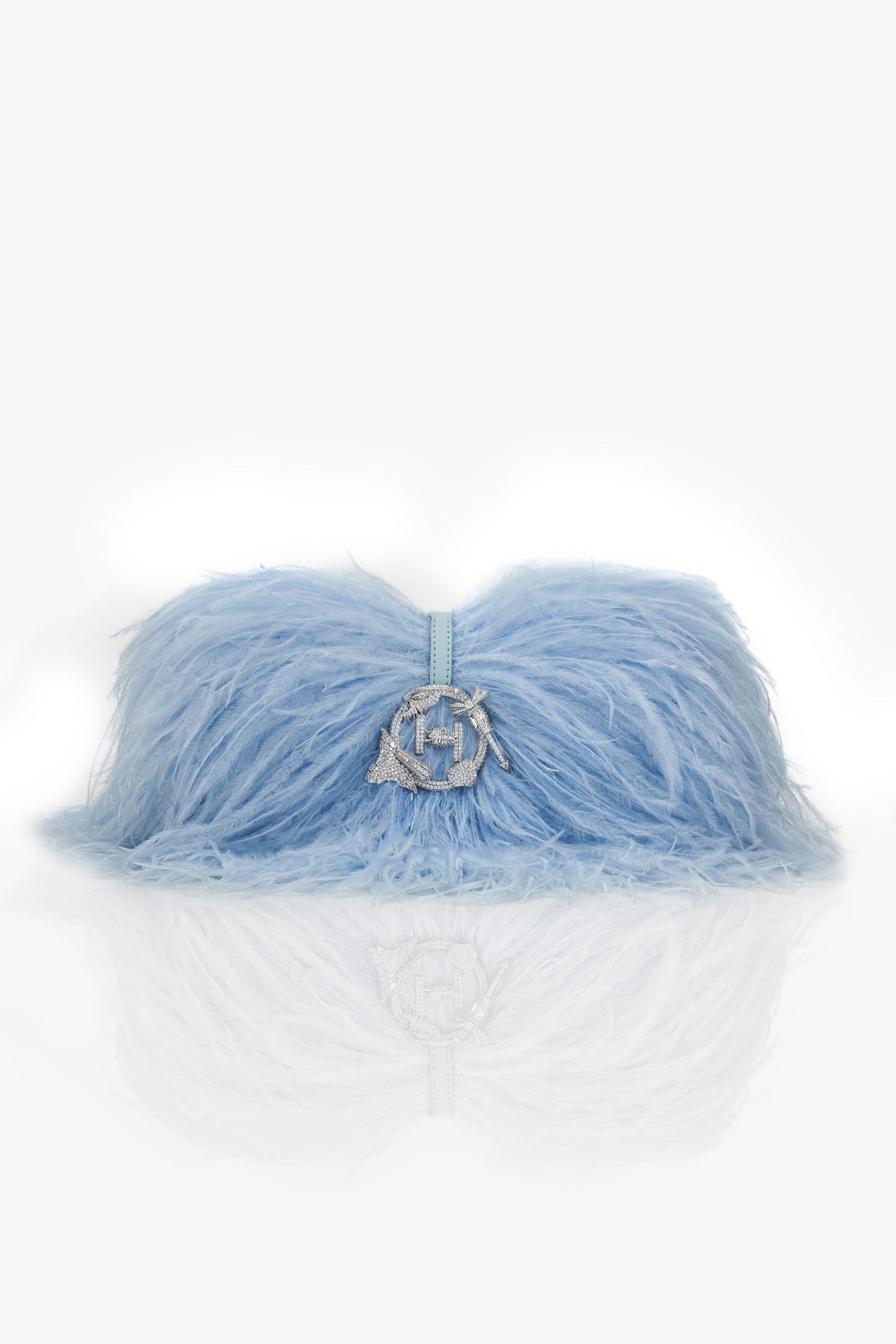 The Scarlet Delphine Blue Midi Bag