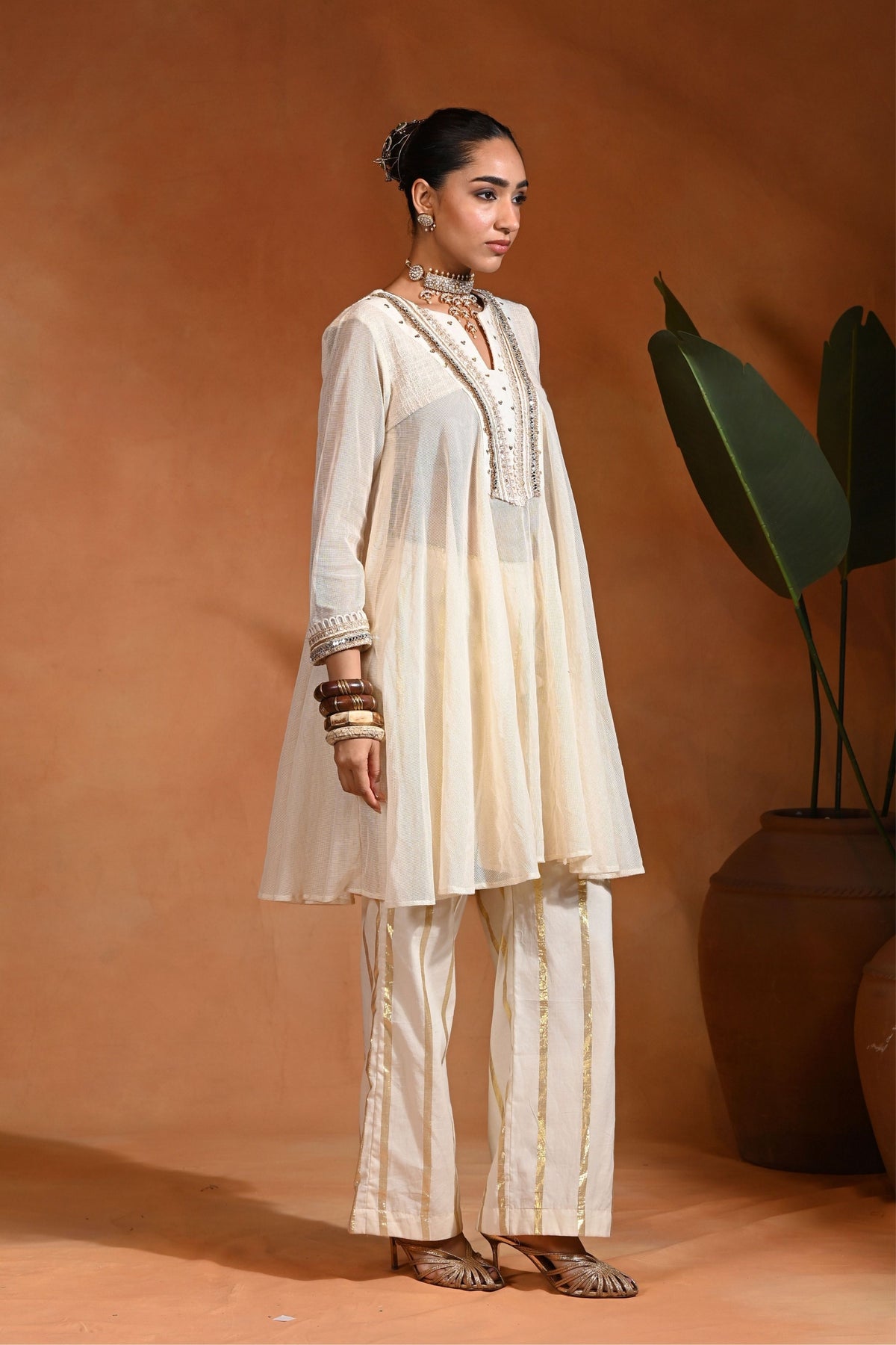 Ivory Nazm Ivory Gold Set