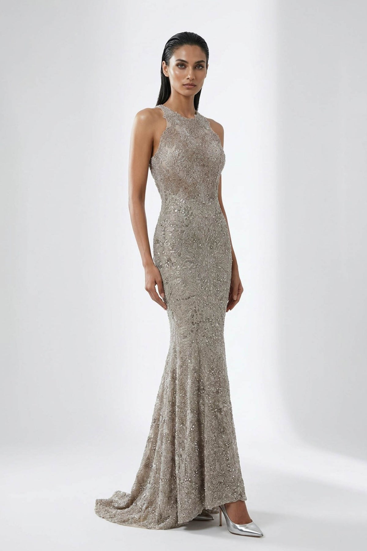 Starlight Silver Symphony Gown