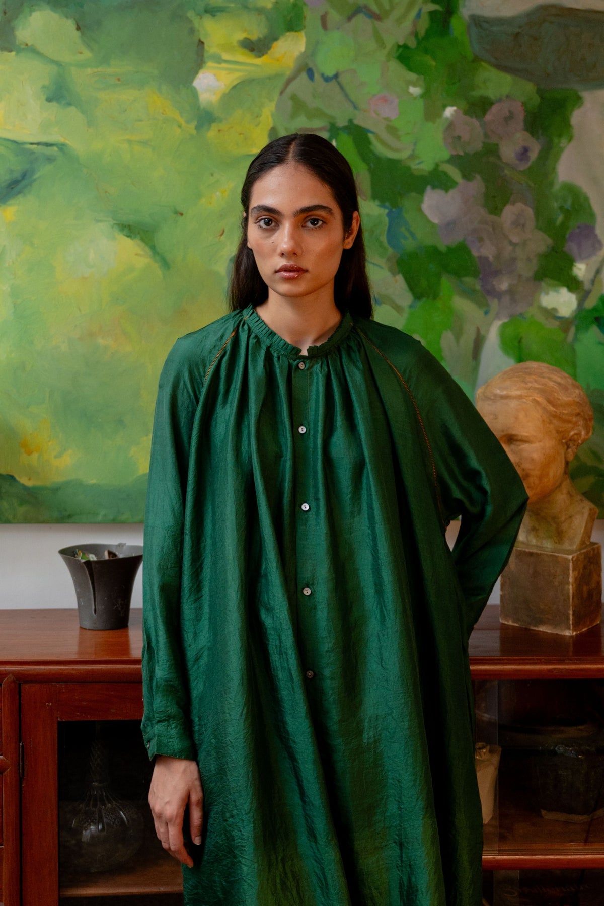 Forest Green Carol Dress