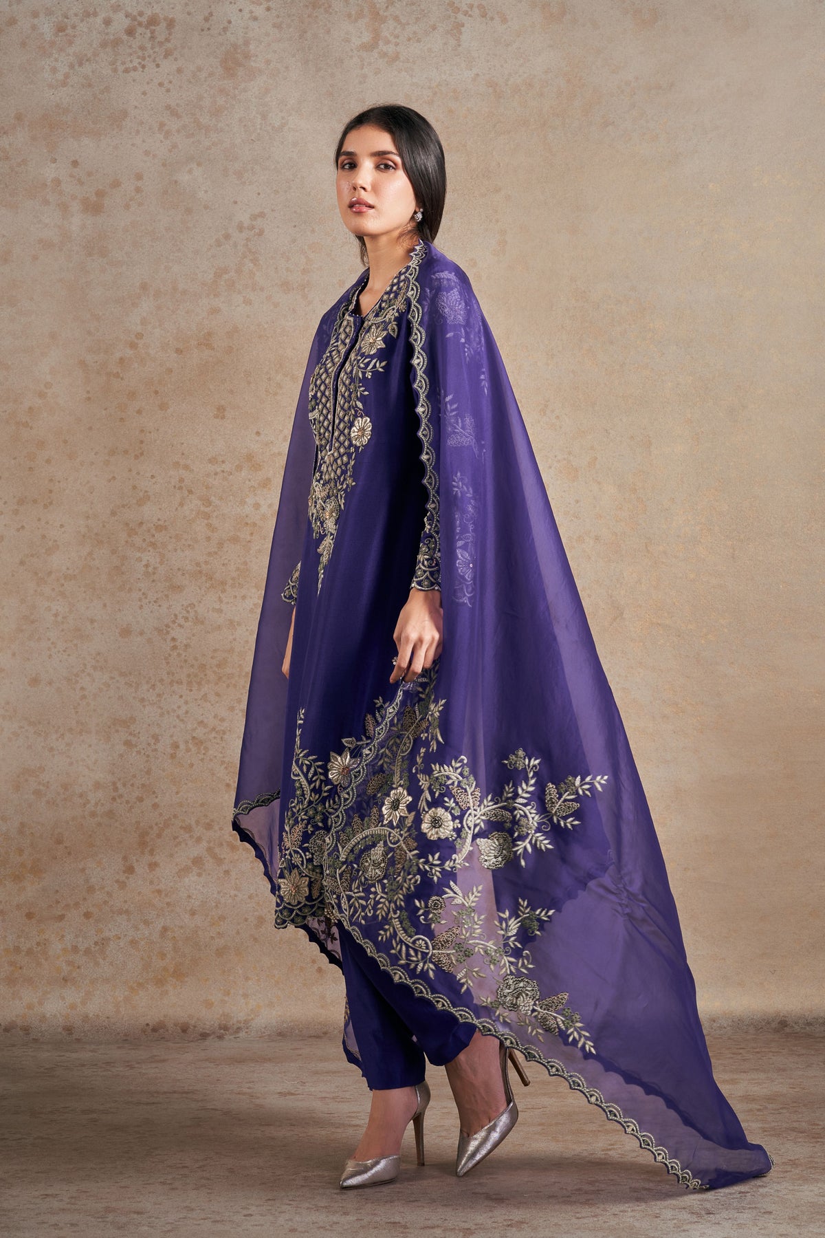 Timeless Purple Majesty  Kurta Set