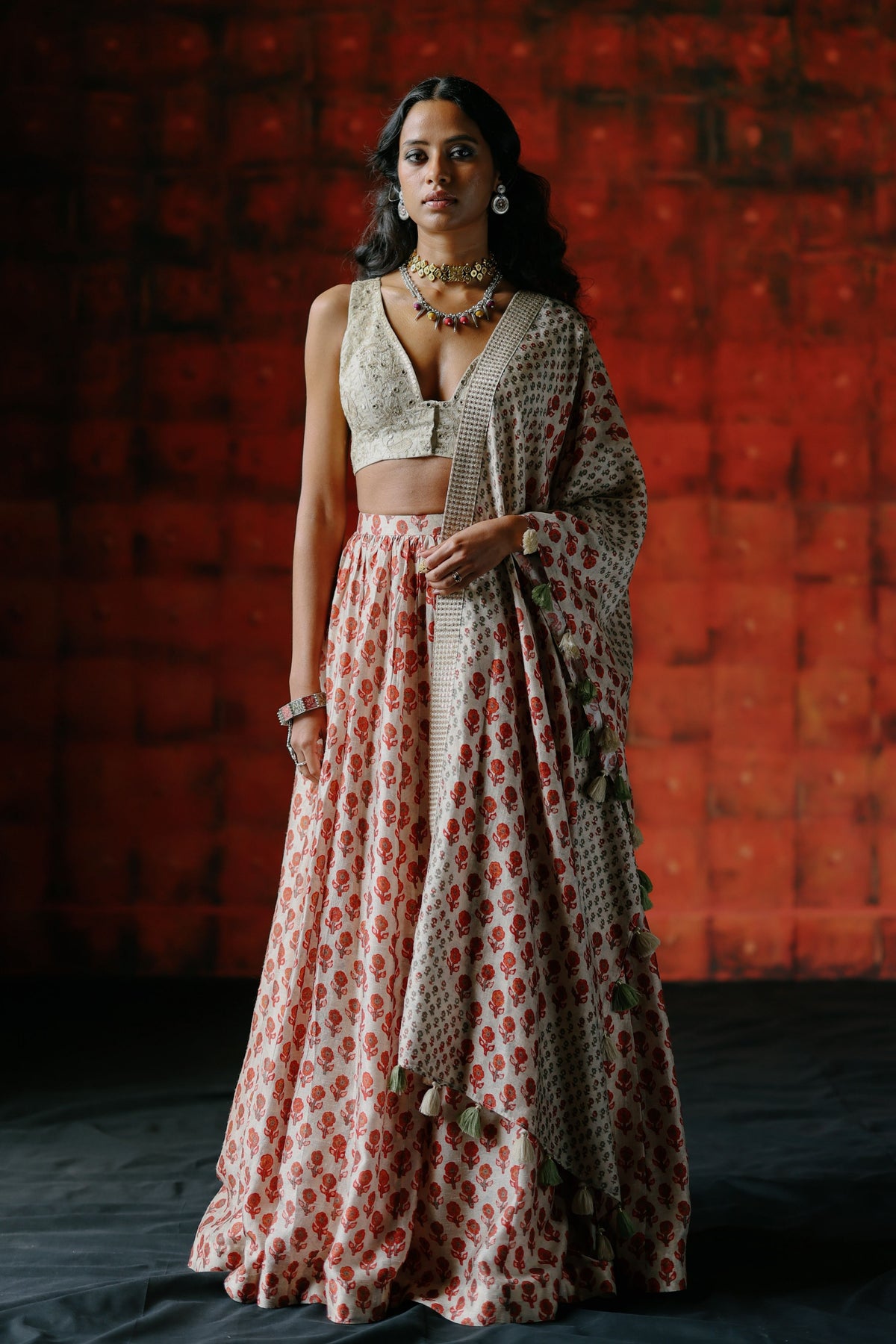 Pearl Lehenga Set