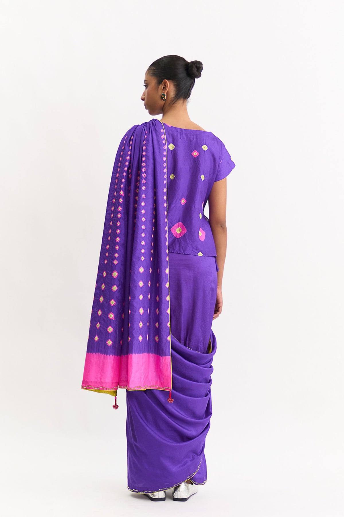 Nova Purple Saree