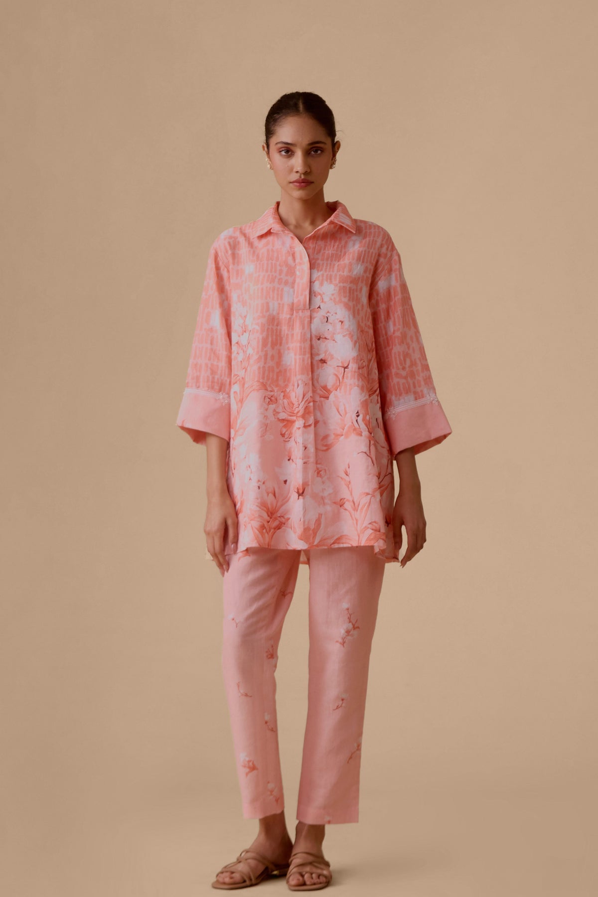 Pink Print Neela Top
