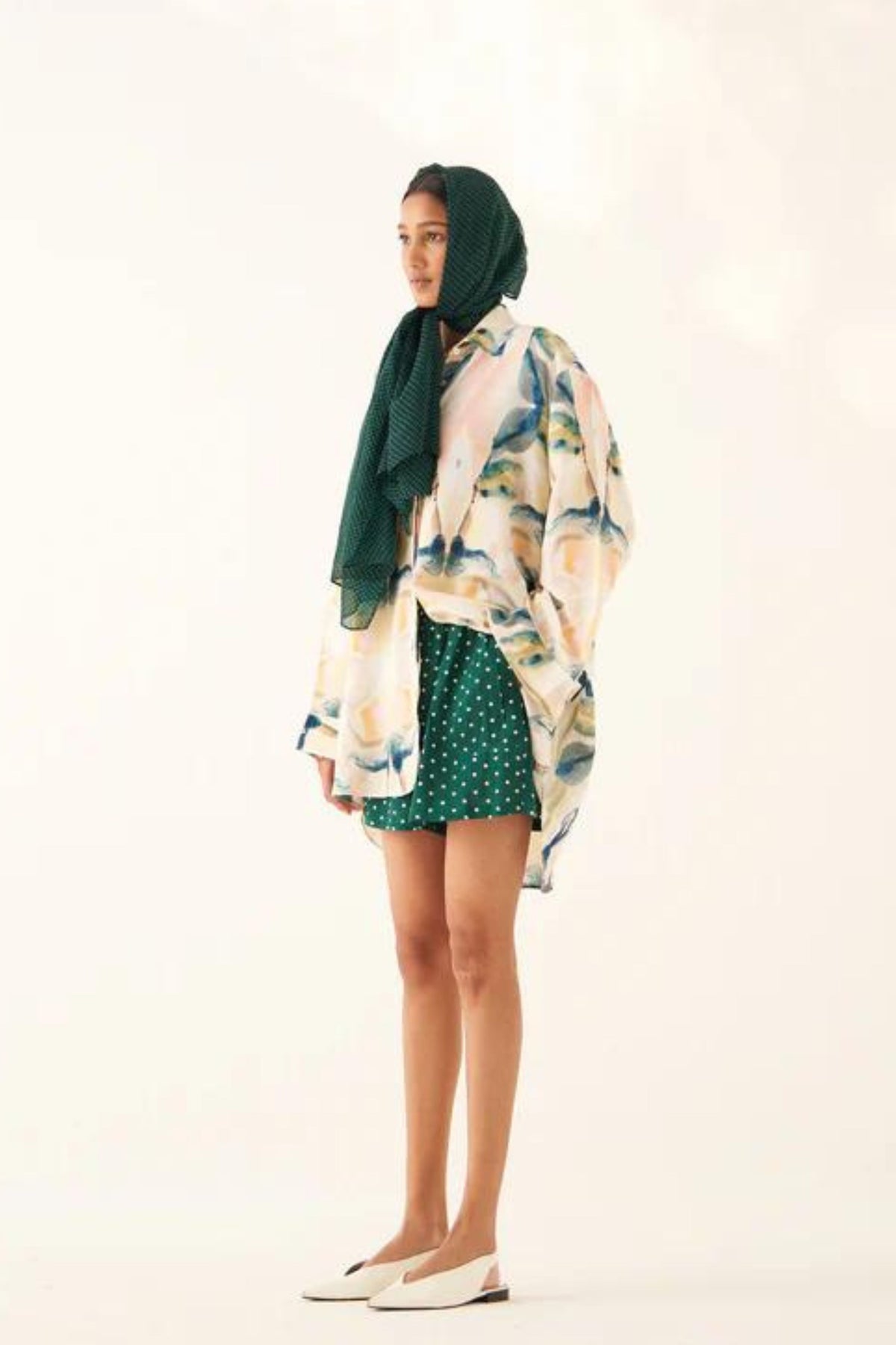 Green Sundae Polka Shorts