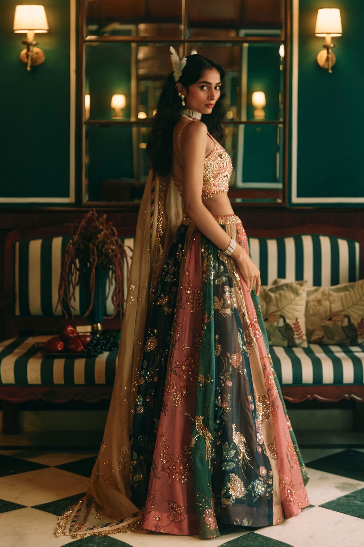 Aura Lehenga Set