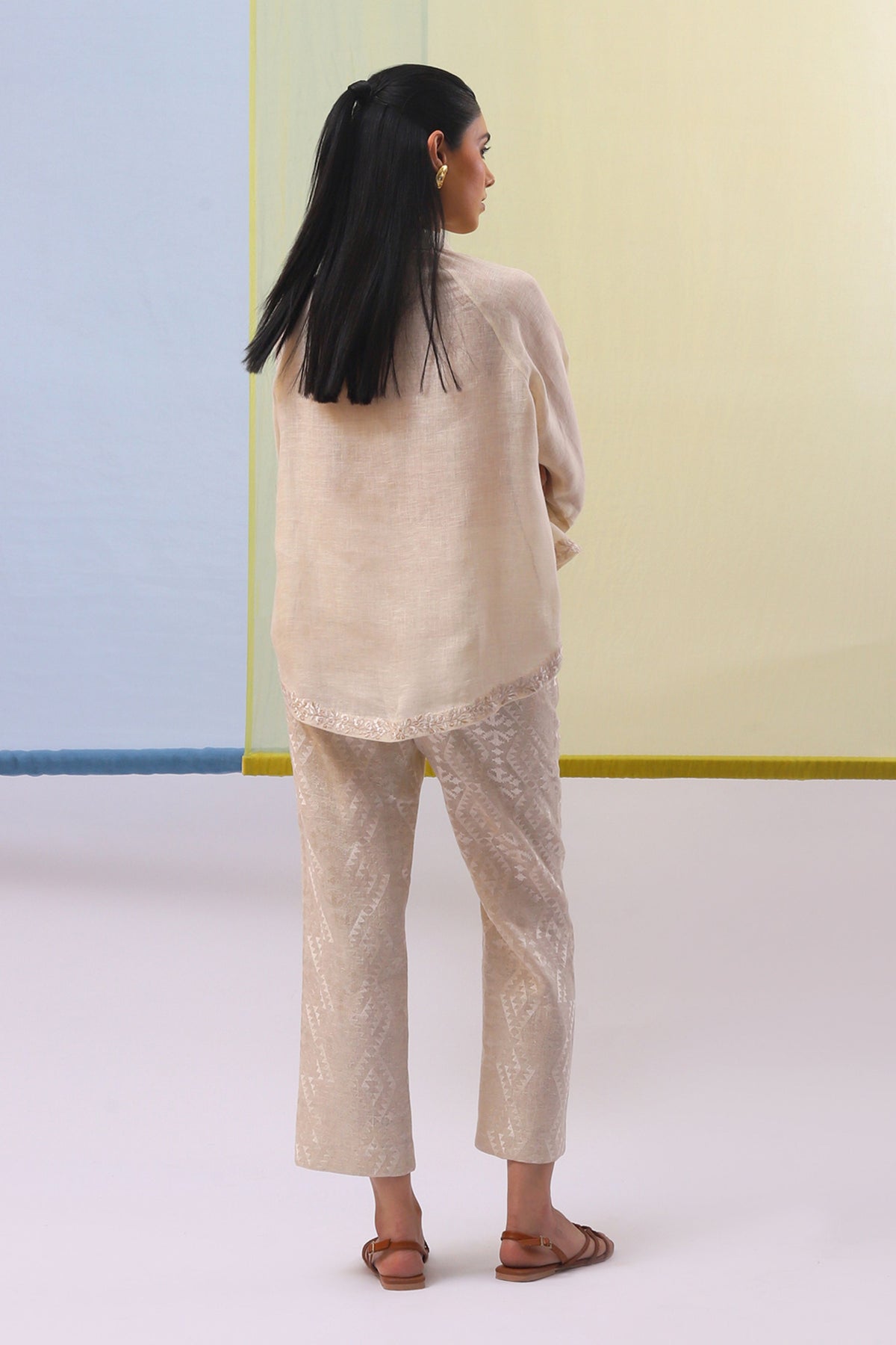 Beige Aami Co-ordinate Set