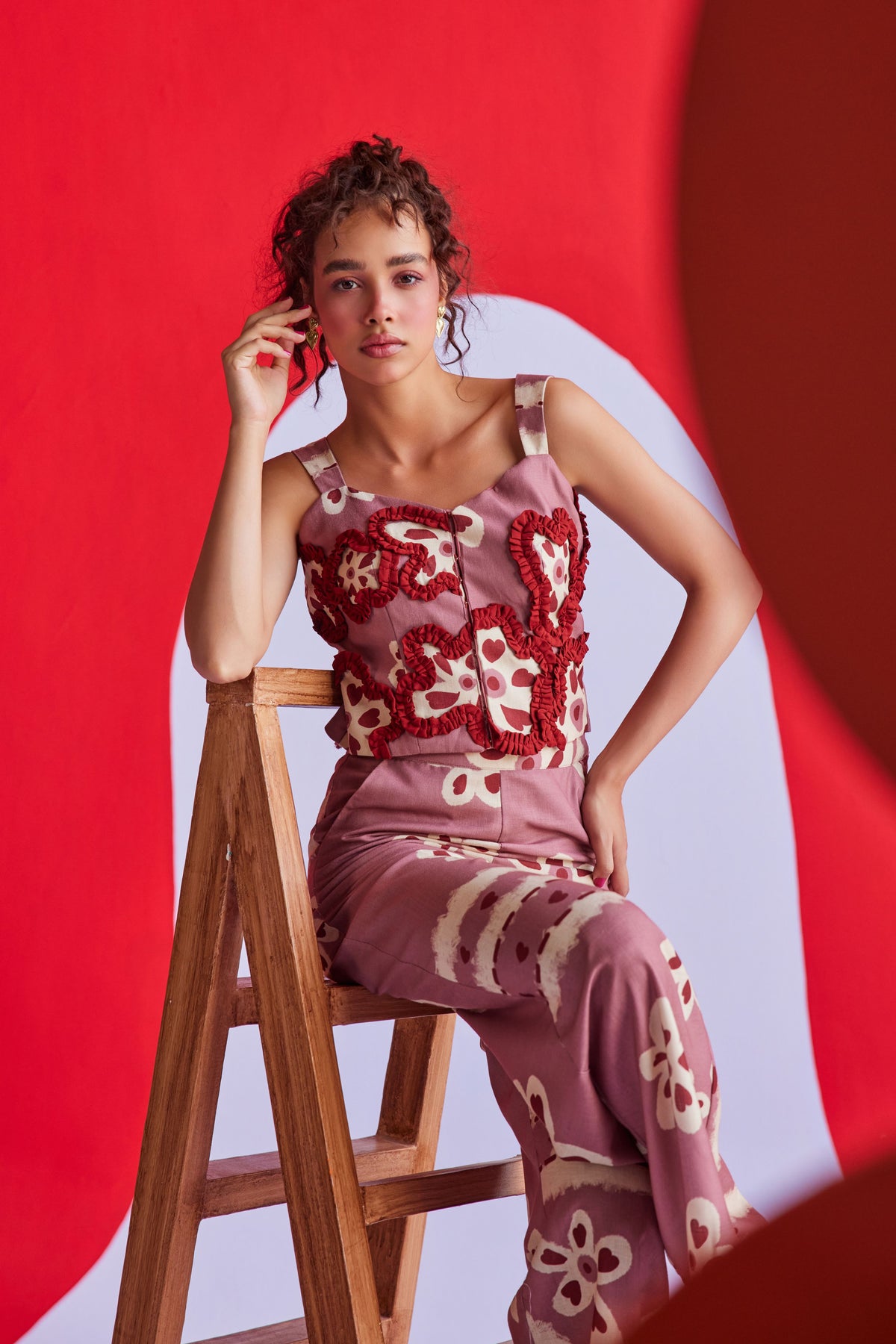 Scarlet Berry Co-ord Set