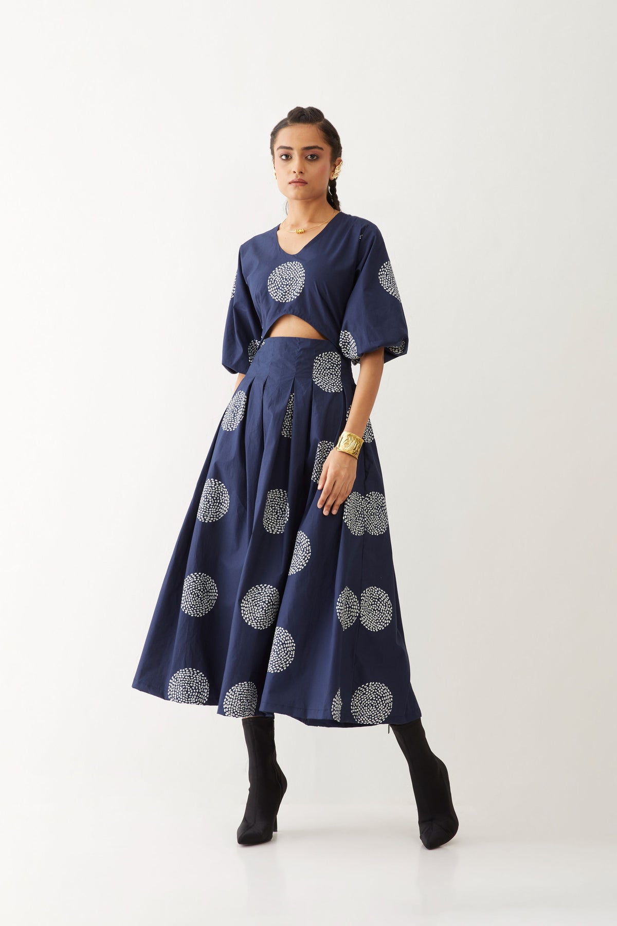 Becca Dress With Beans Print