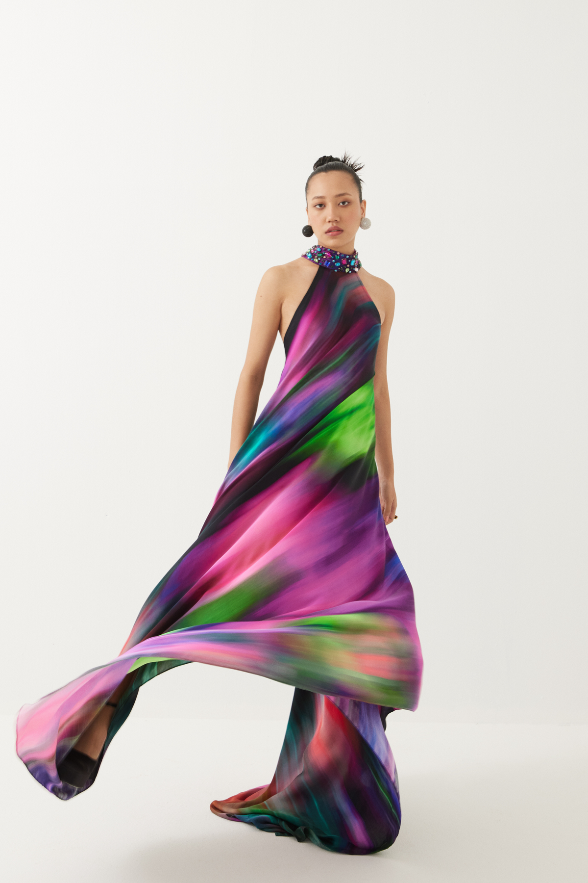 Milky Way Halter Dress