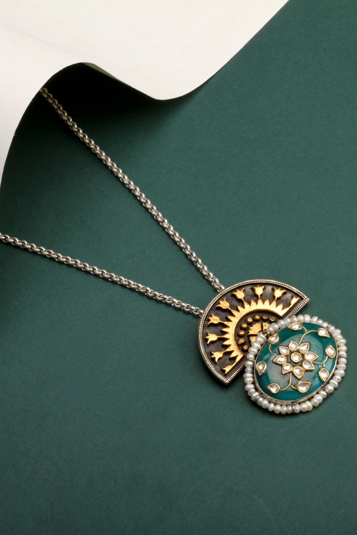 Silver Tiara Pendant