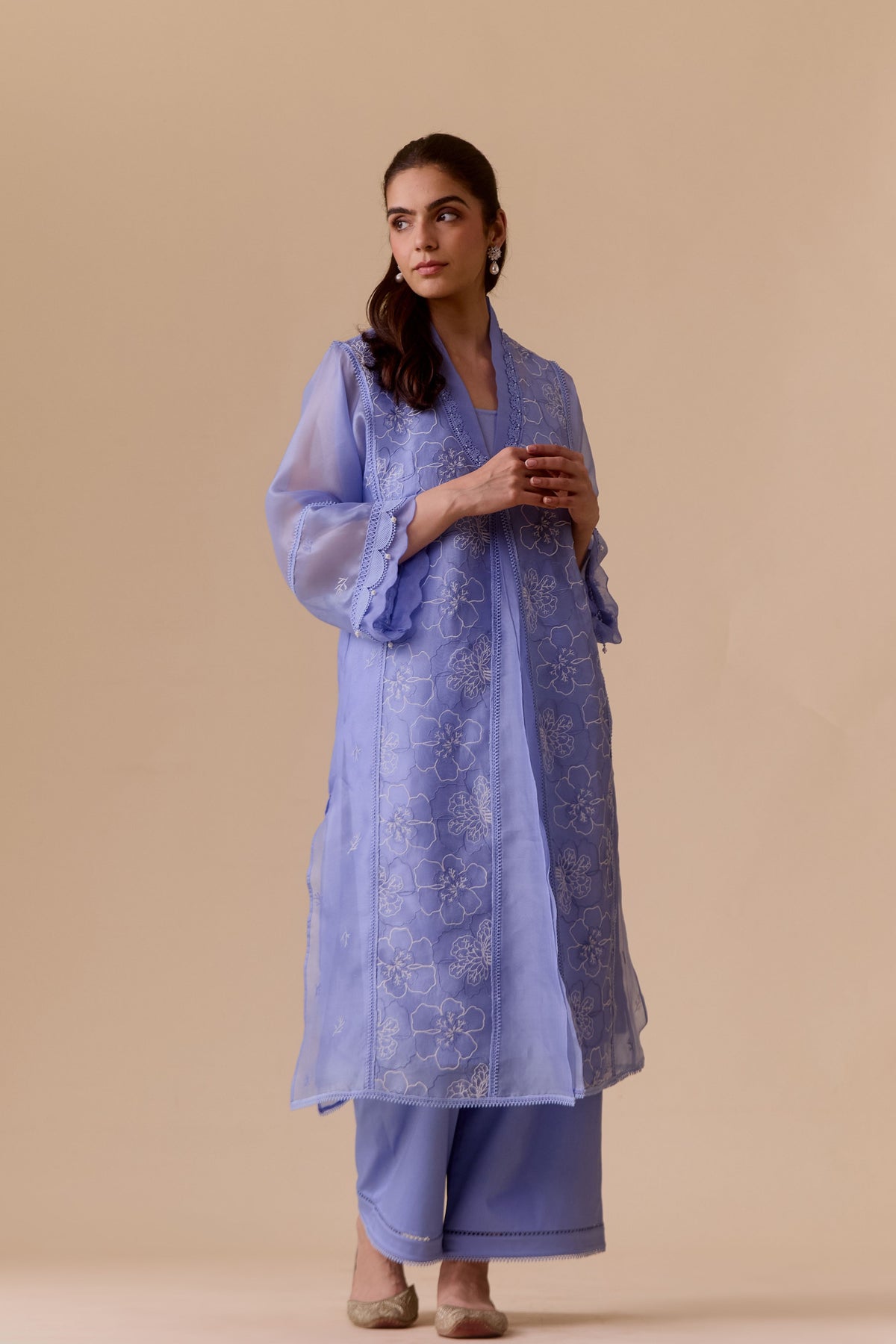 Ambreen Blue Kurta Set