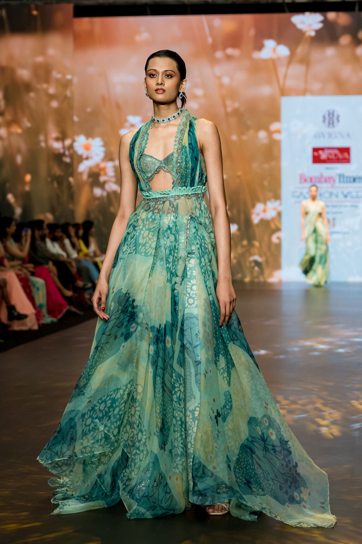 Mint Green Gown Set