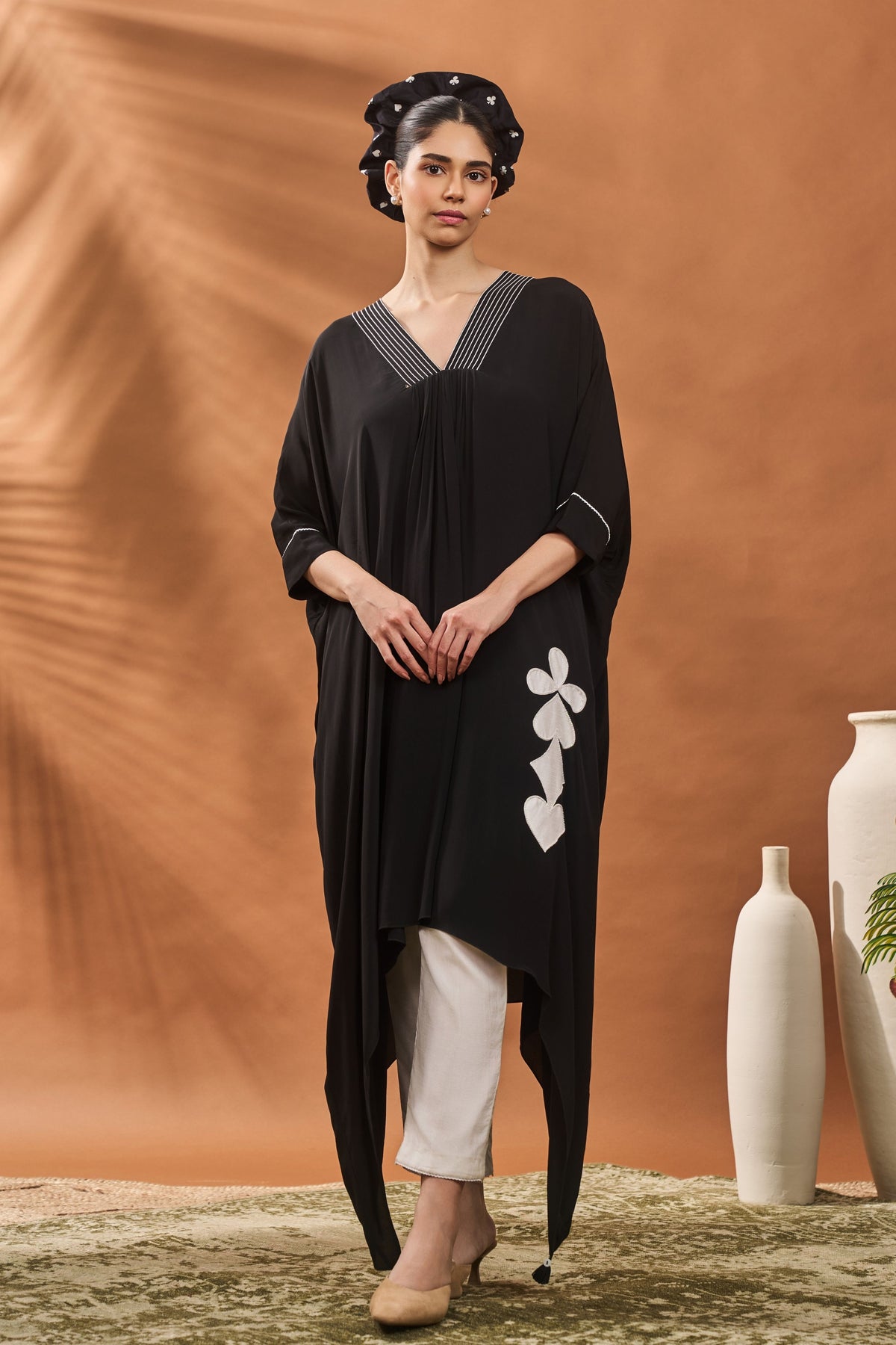 Black All Fours Tunic Set