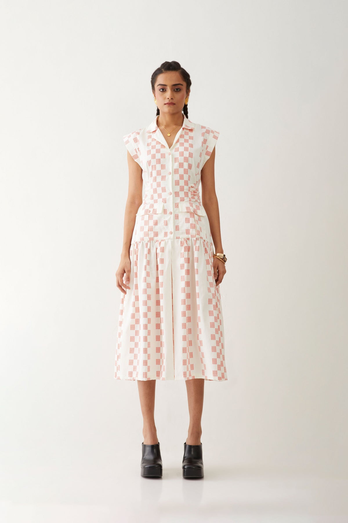 Agnes Dress In Hopscotch Print