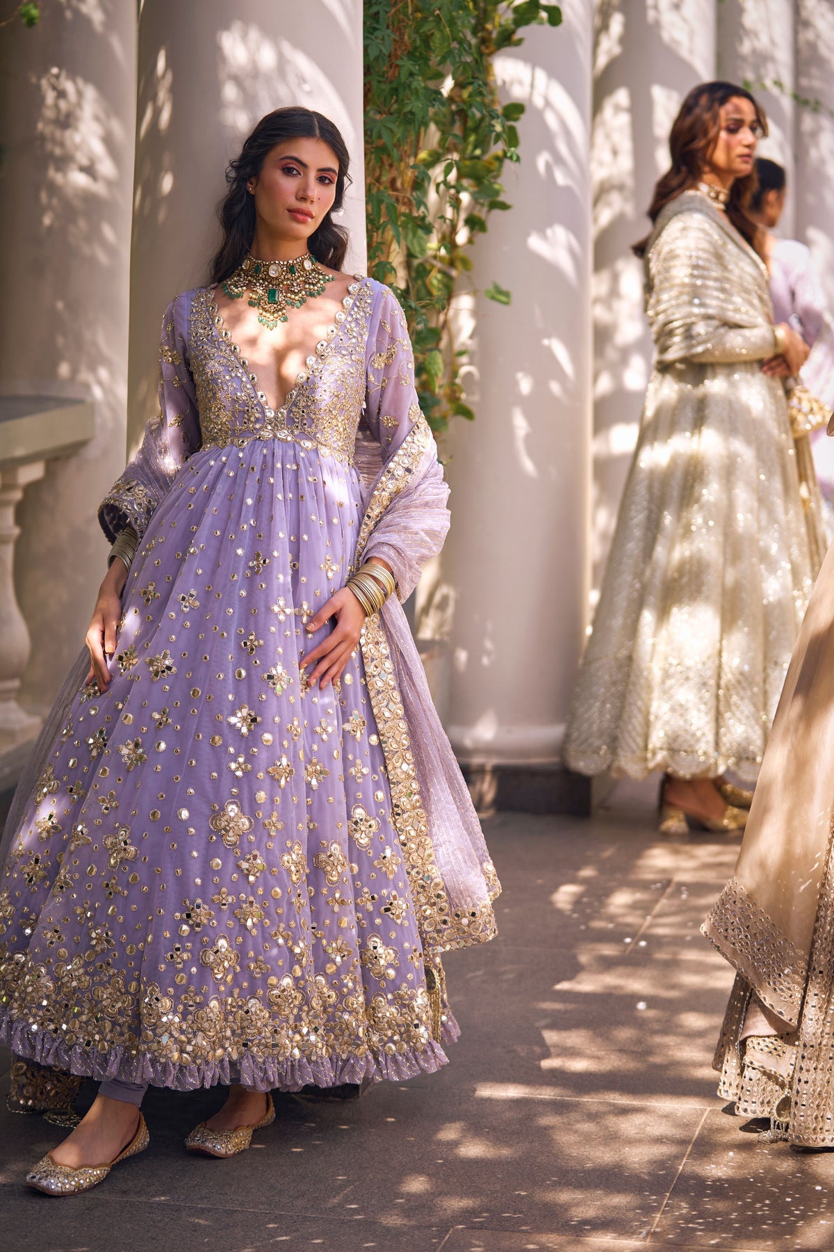 Martini Lilac Anarkali Set