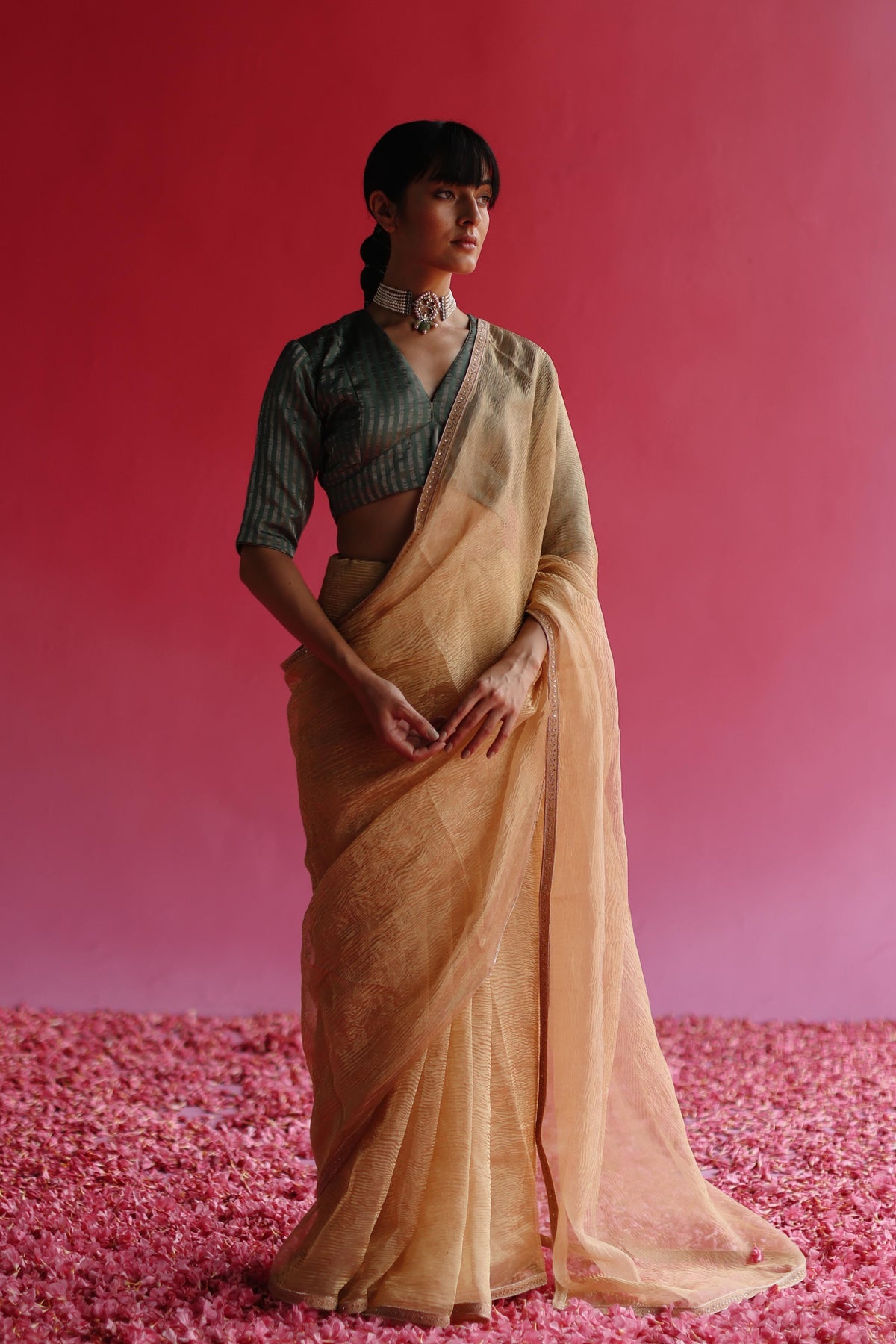 Sharad Early Autumn Yellow Saree