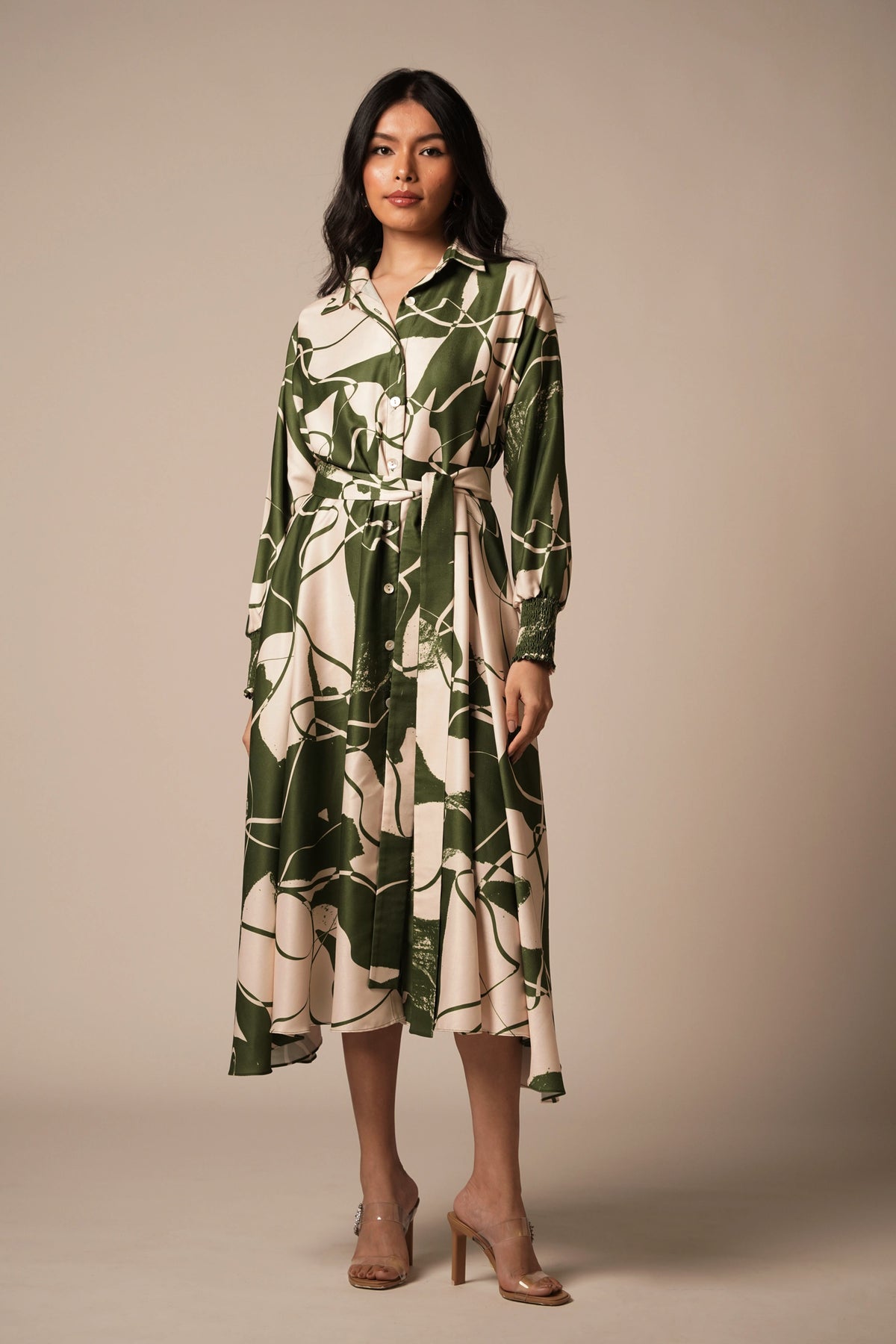 Kaee Belted Dress