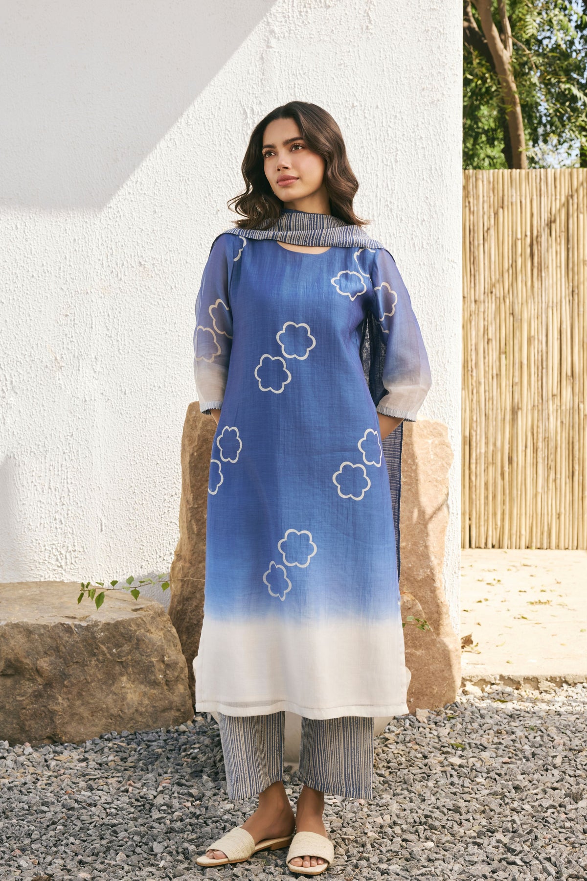 Ocean Blue Kurta Set