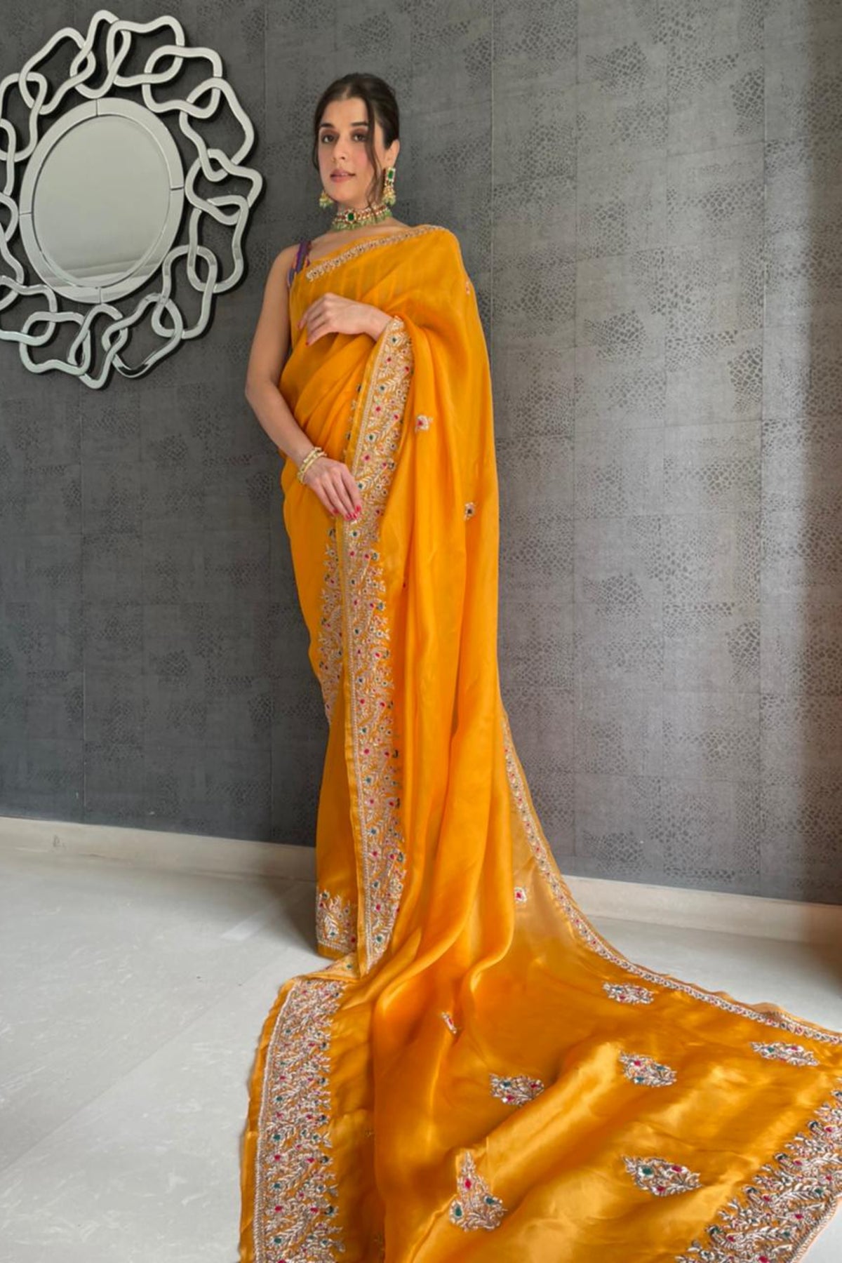 Mango Organza Saree