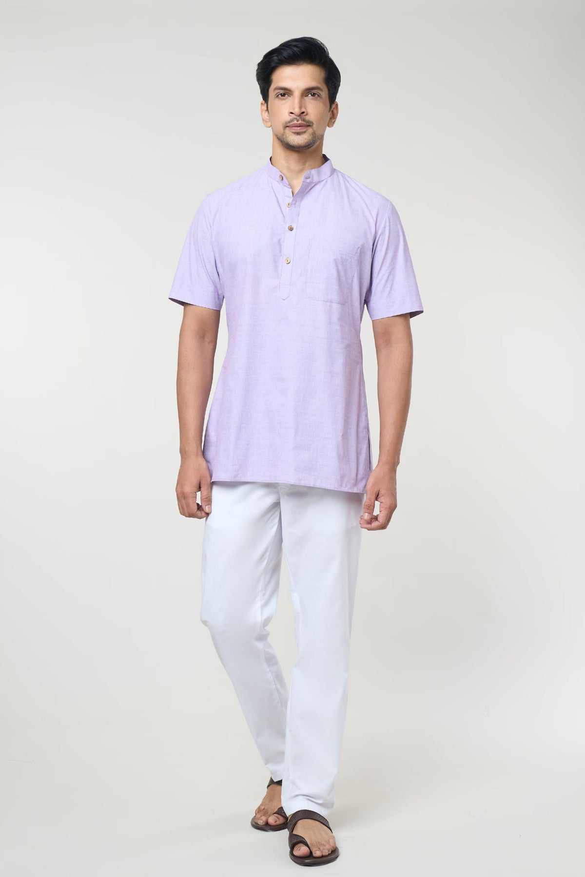 Lilac Pastel Shirt Set