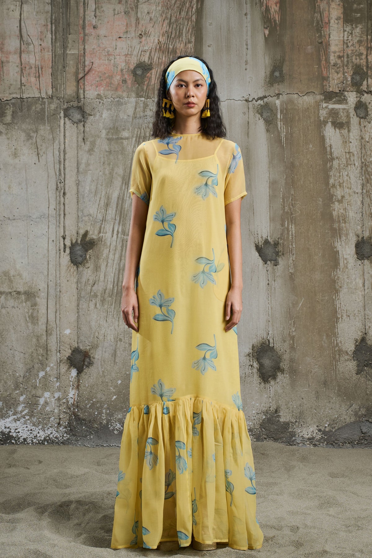 Sunlit Bloom Maxi Dress