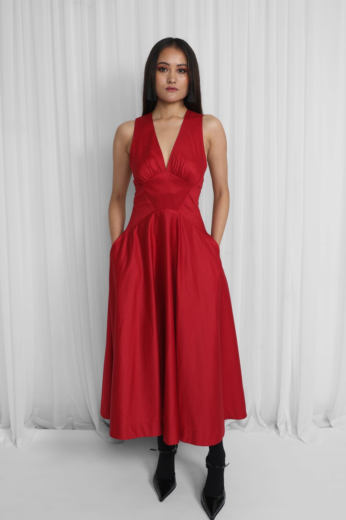 Red Medora Dress