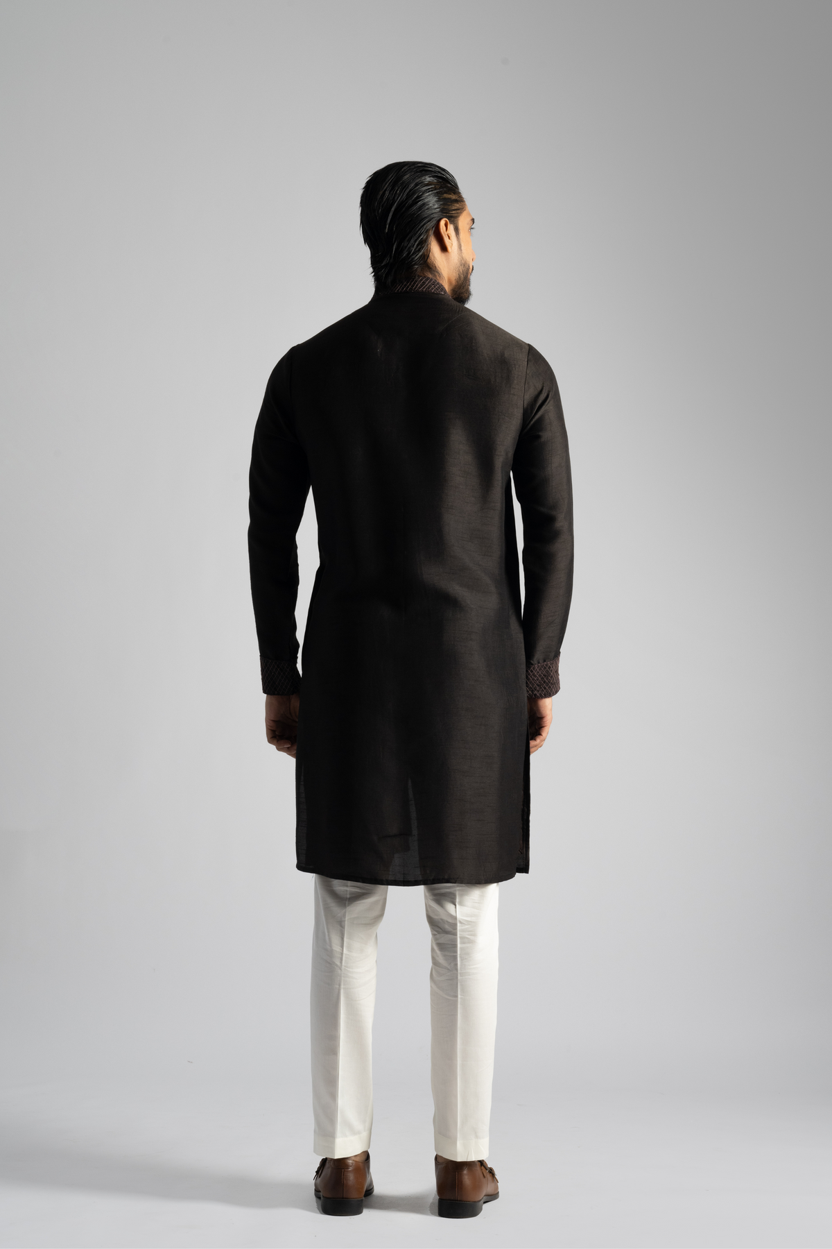 Dark Brown Kurta Set