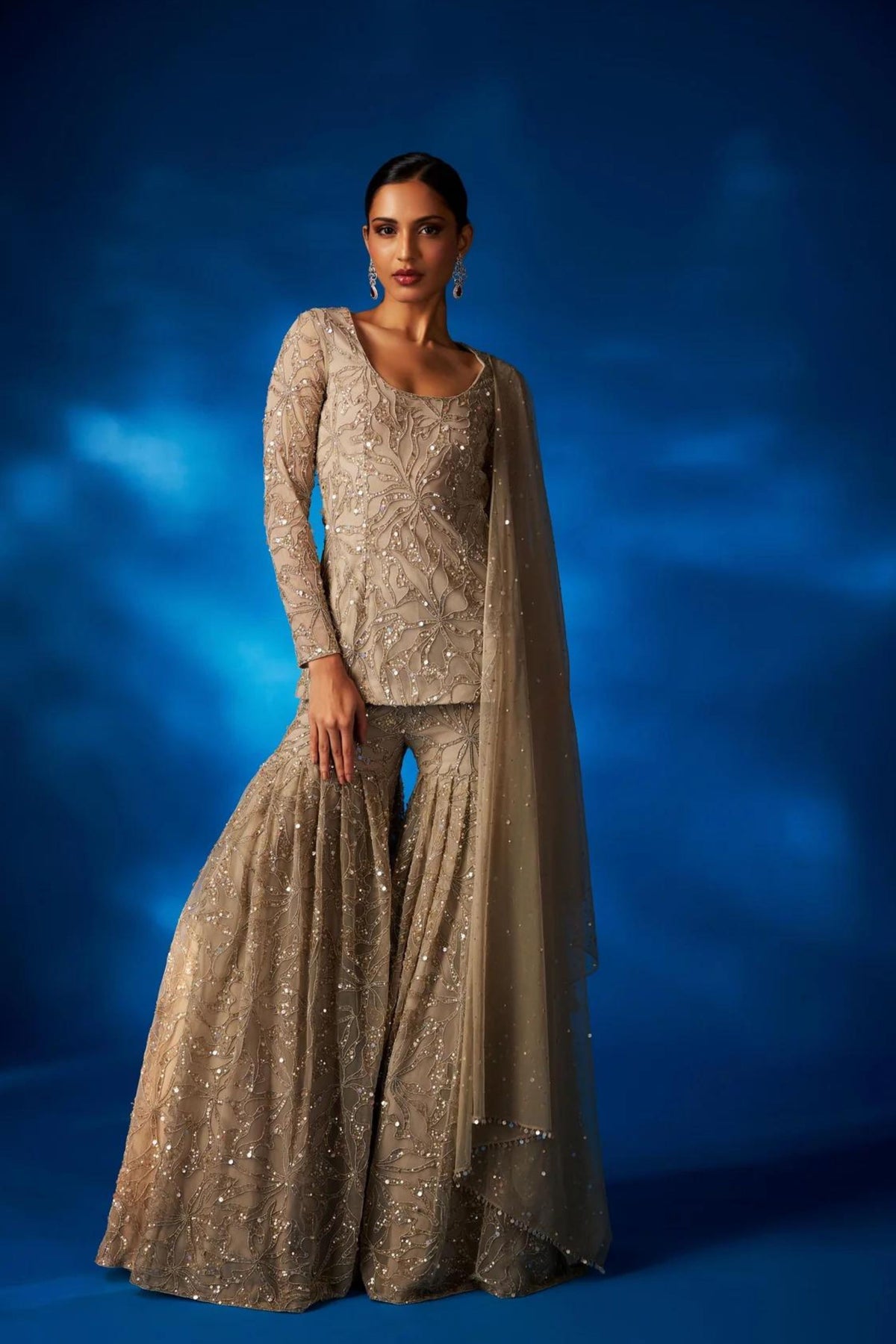 Vanessa Sharara in Organza