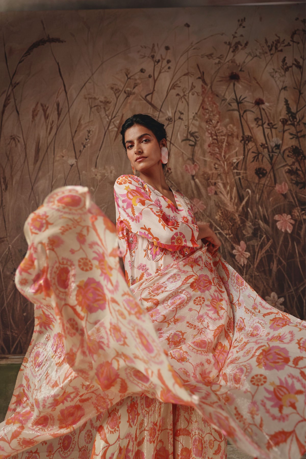 Wandering Petal Sharara Set