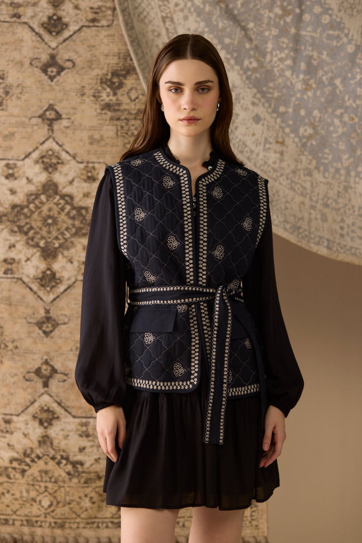 Alice Navy Gilet