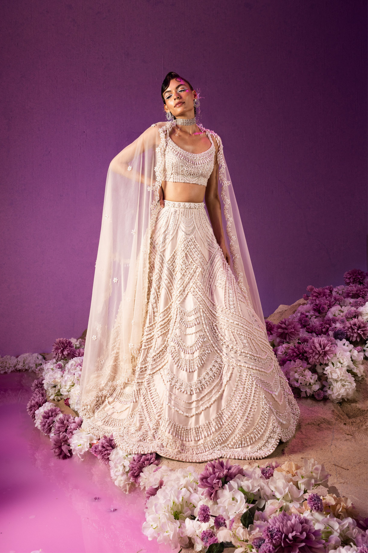 Queen of Pearls Lehenga