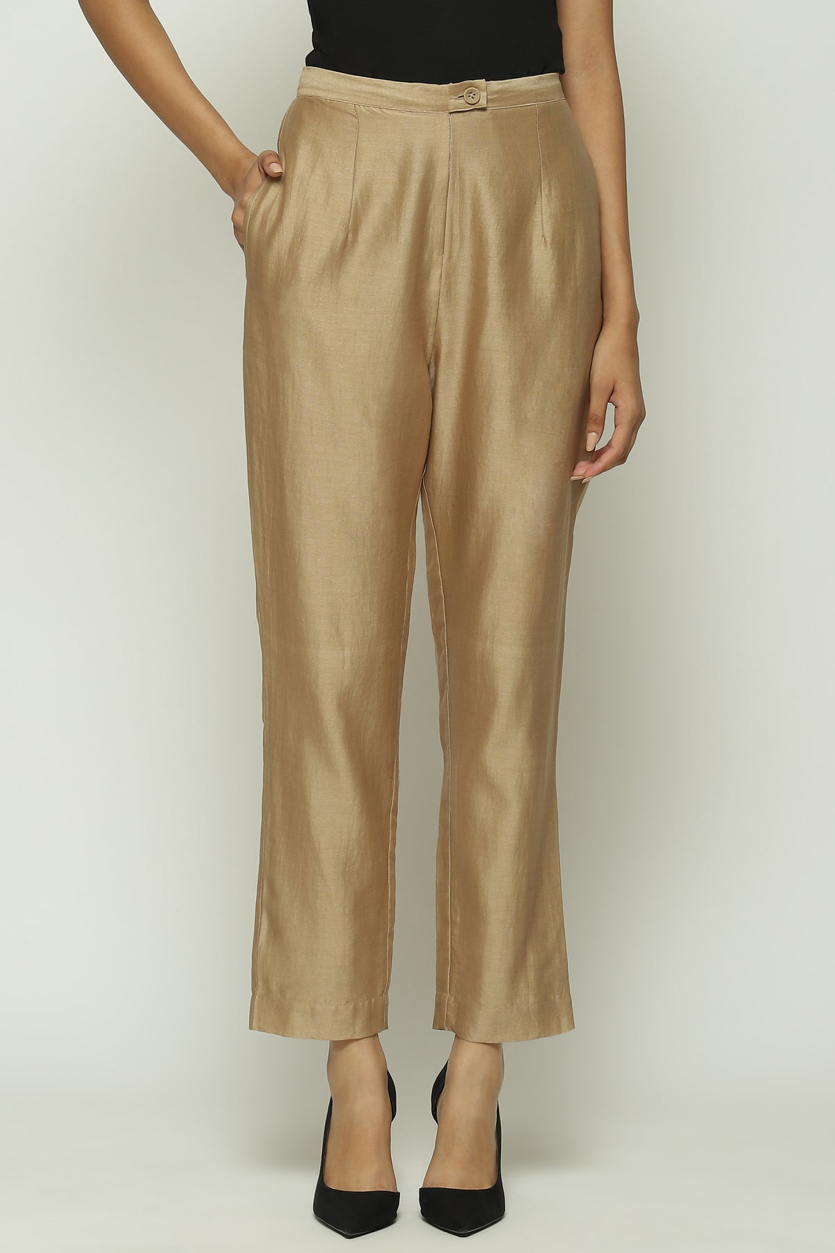Solid Classics Biscuit Trouser