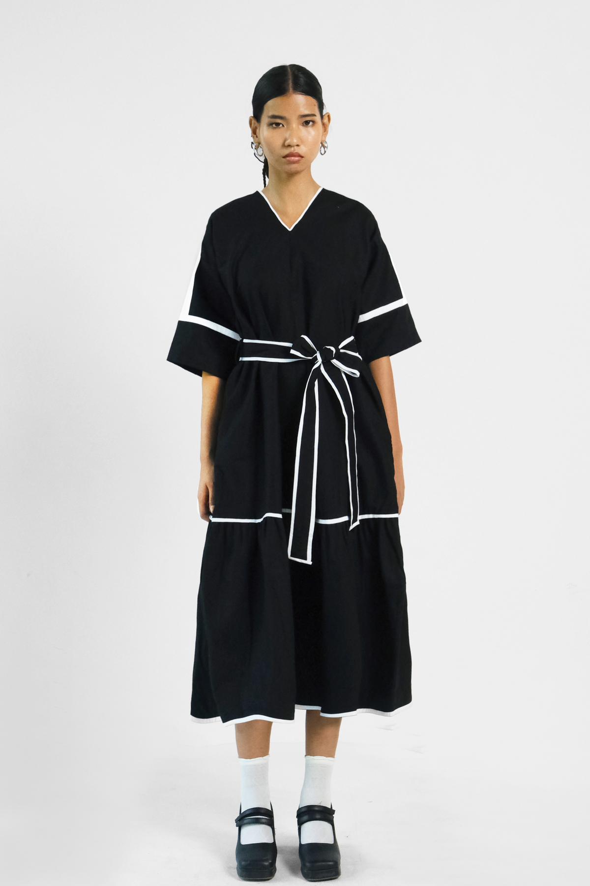 Black Applique Dress