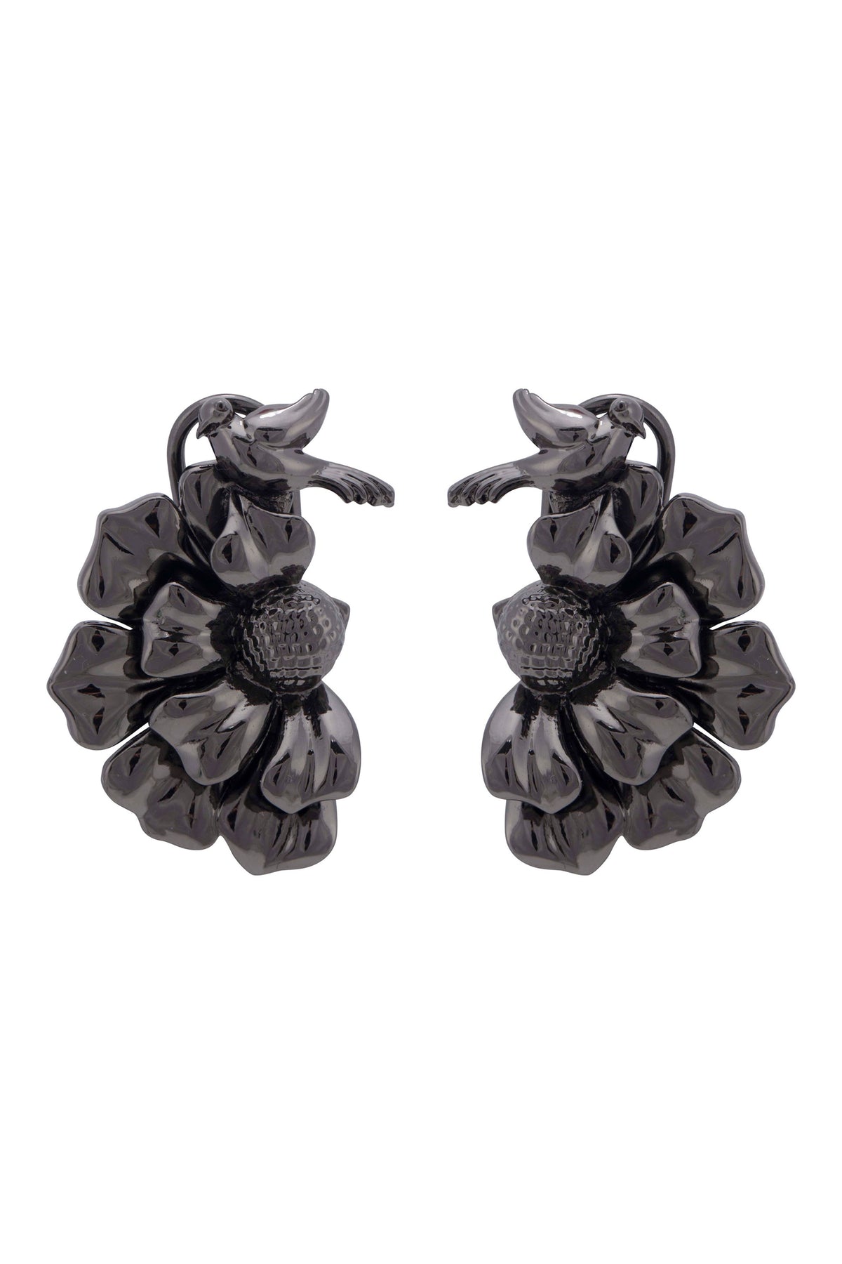Gun metal avis studs