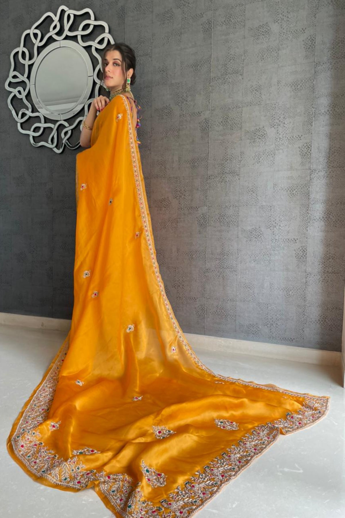 Mango Organza Saree