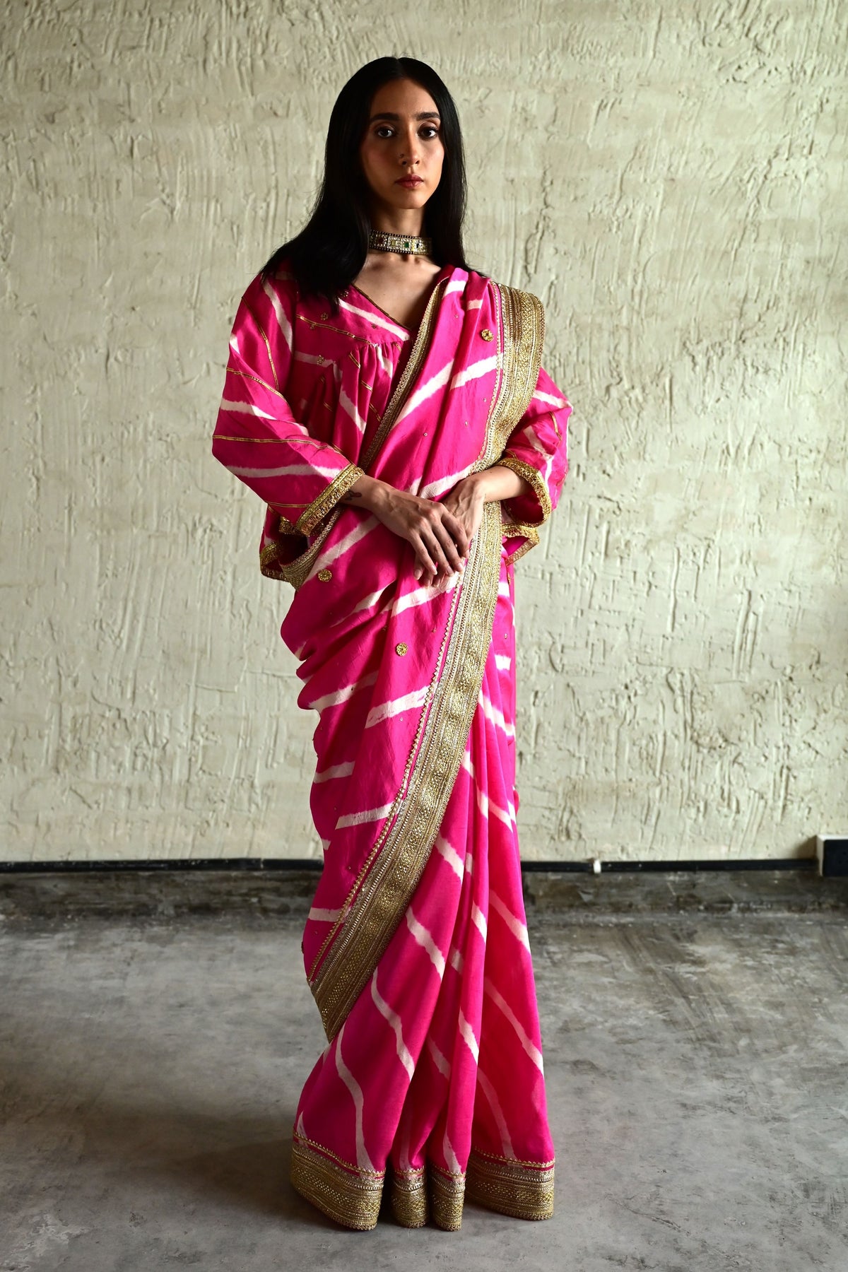 Pink Ombre Urmila Saree