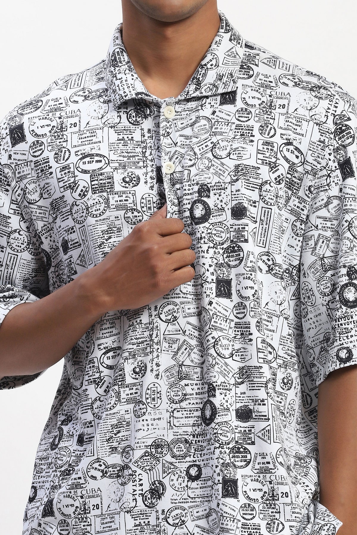 Stamp Print T-shirt