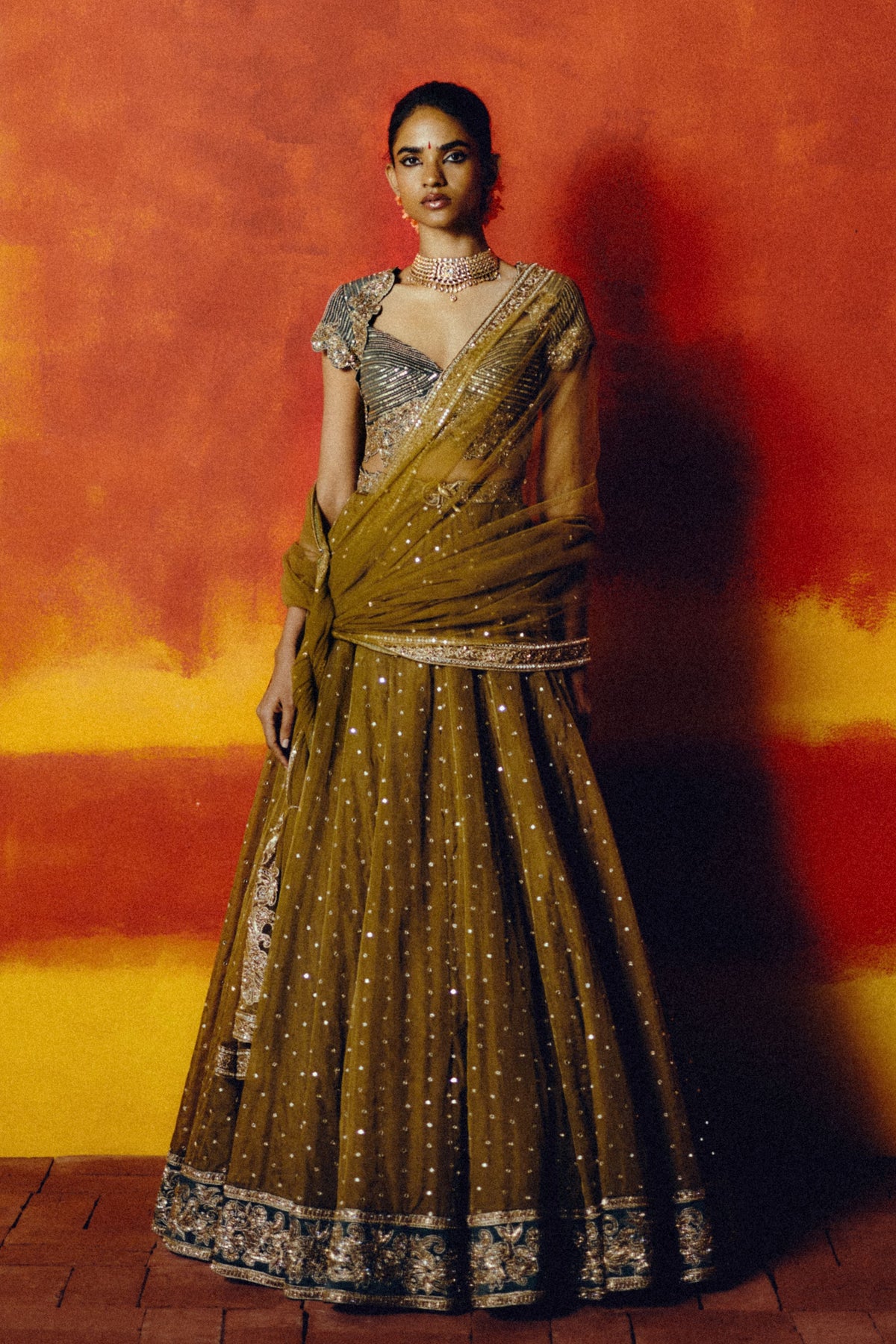 Mridani Lehenga Set
