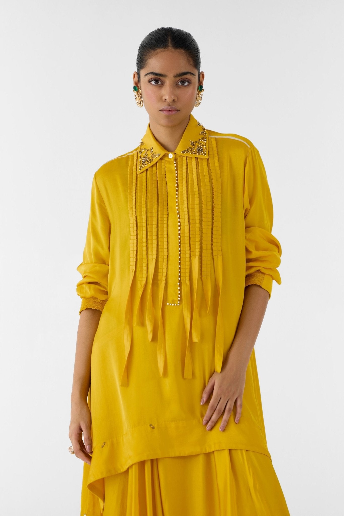 Amber Asymmetric Co - ord Set - Studio Rigu - Elahe