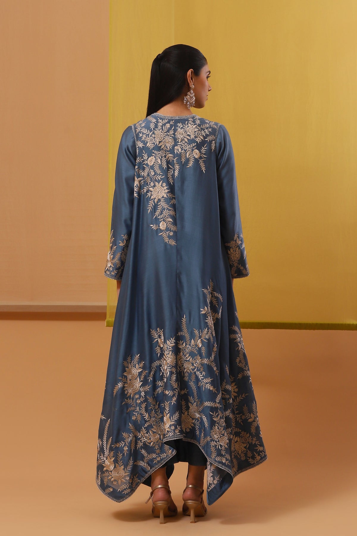 Blue Aqila Jacket Set