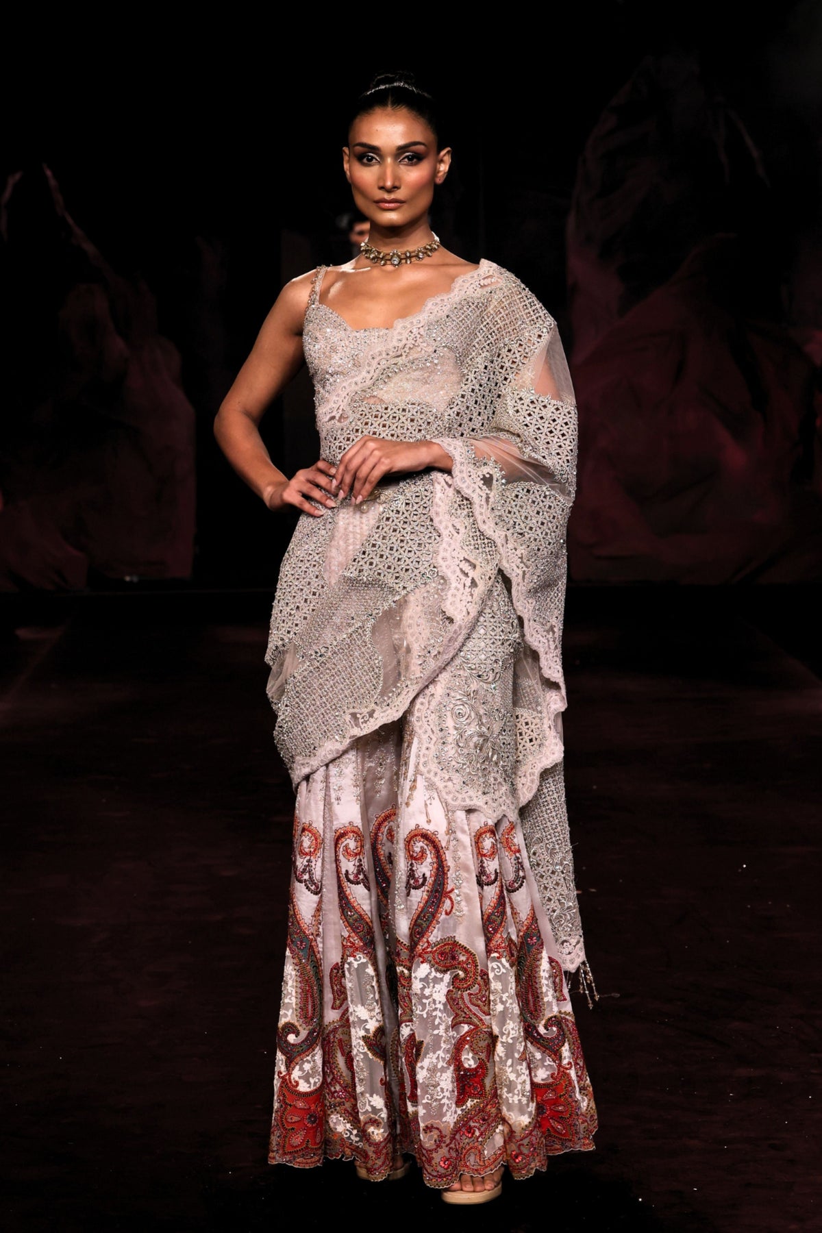 Mrinalika Sharara Set