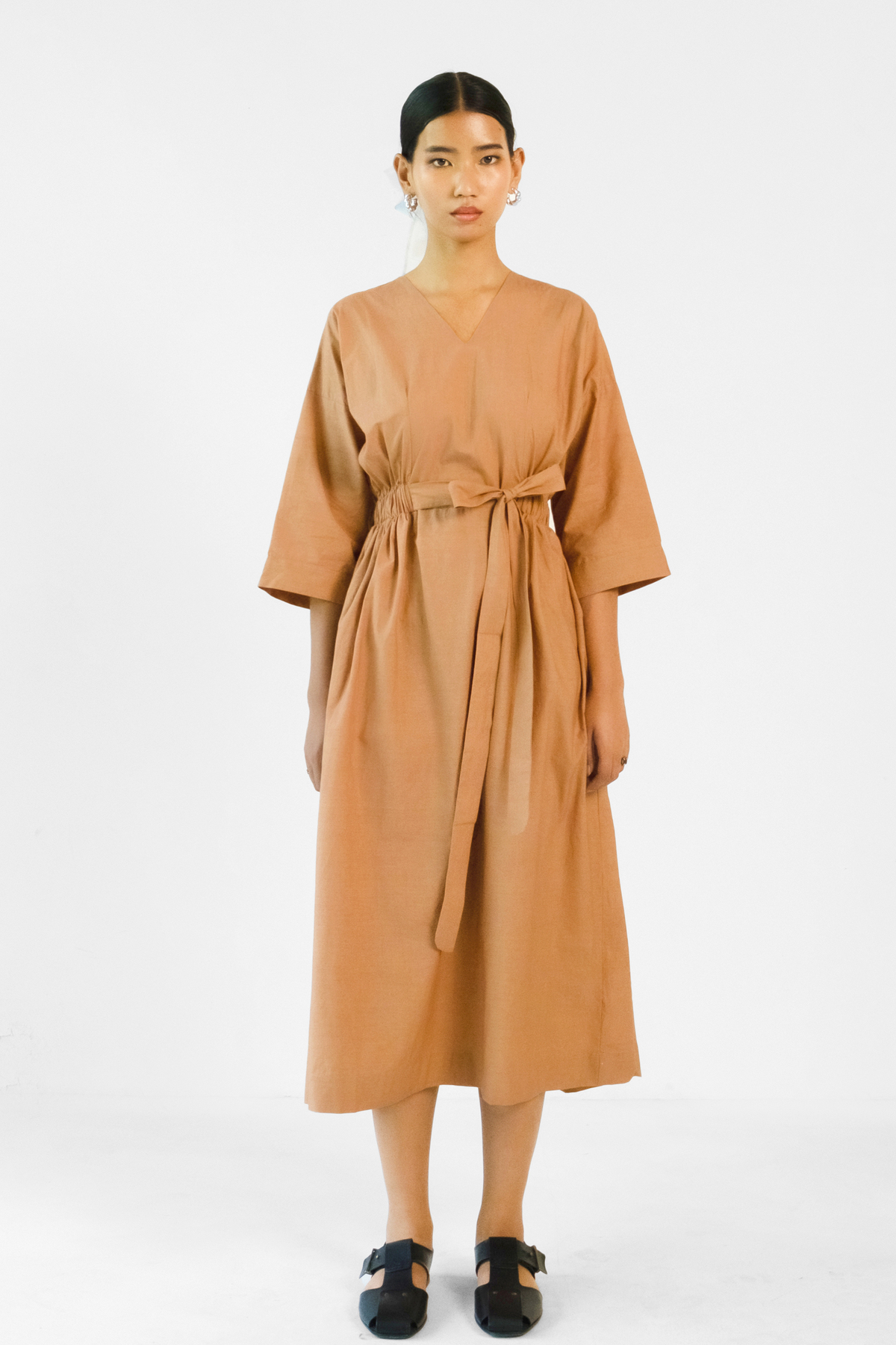 Brown Belt Dress