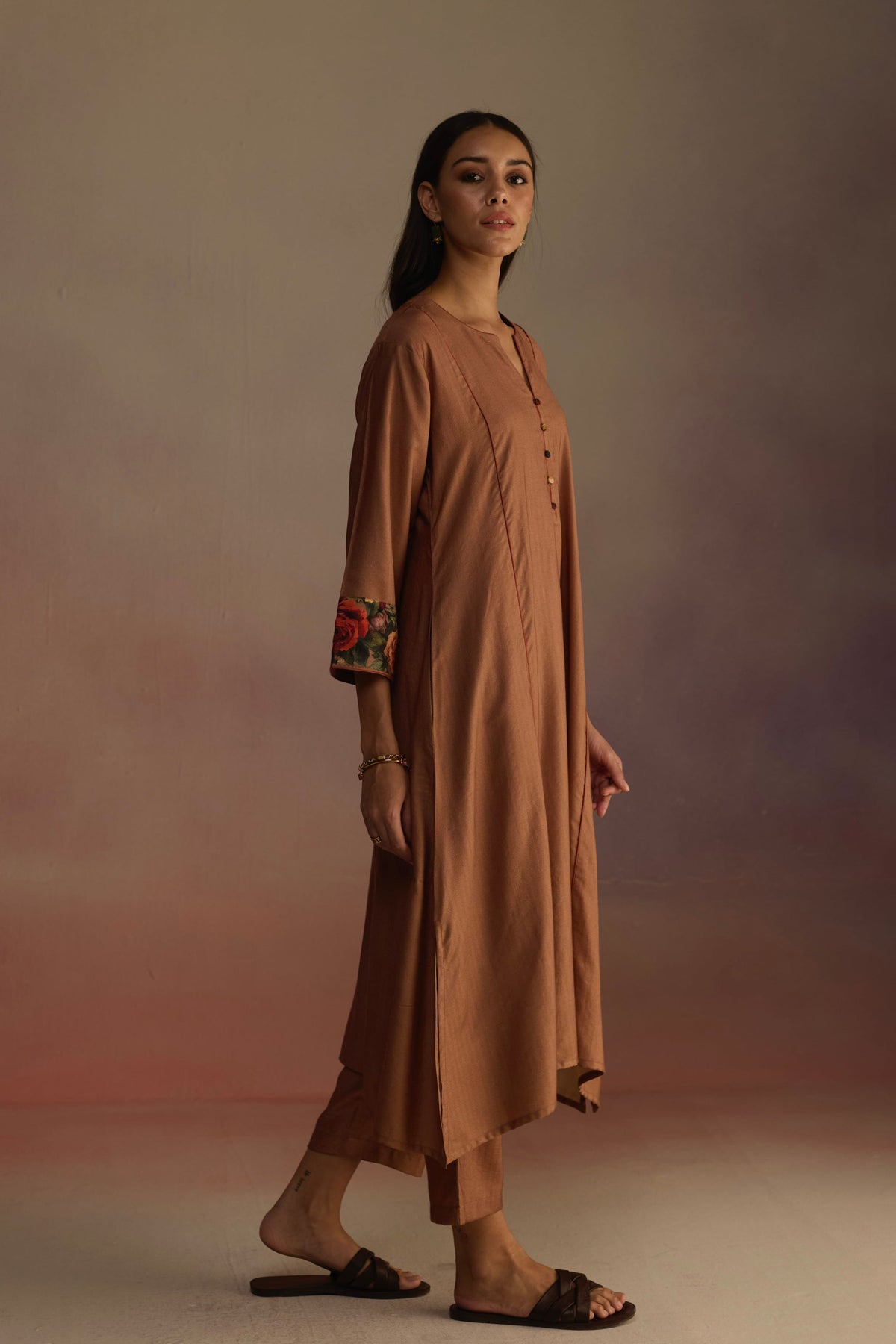 Cinnamon Brown Kurta