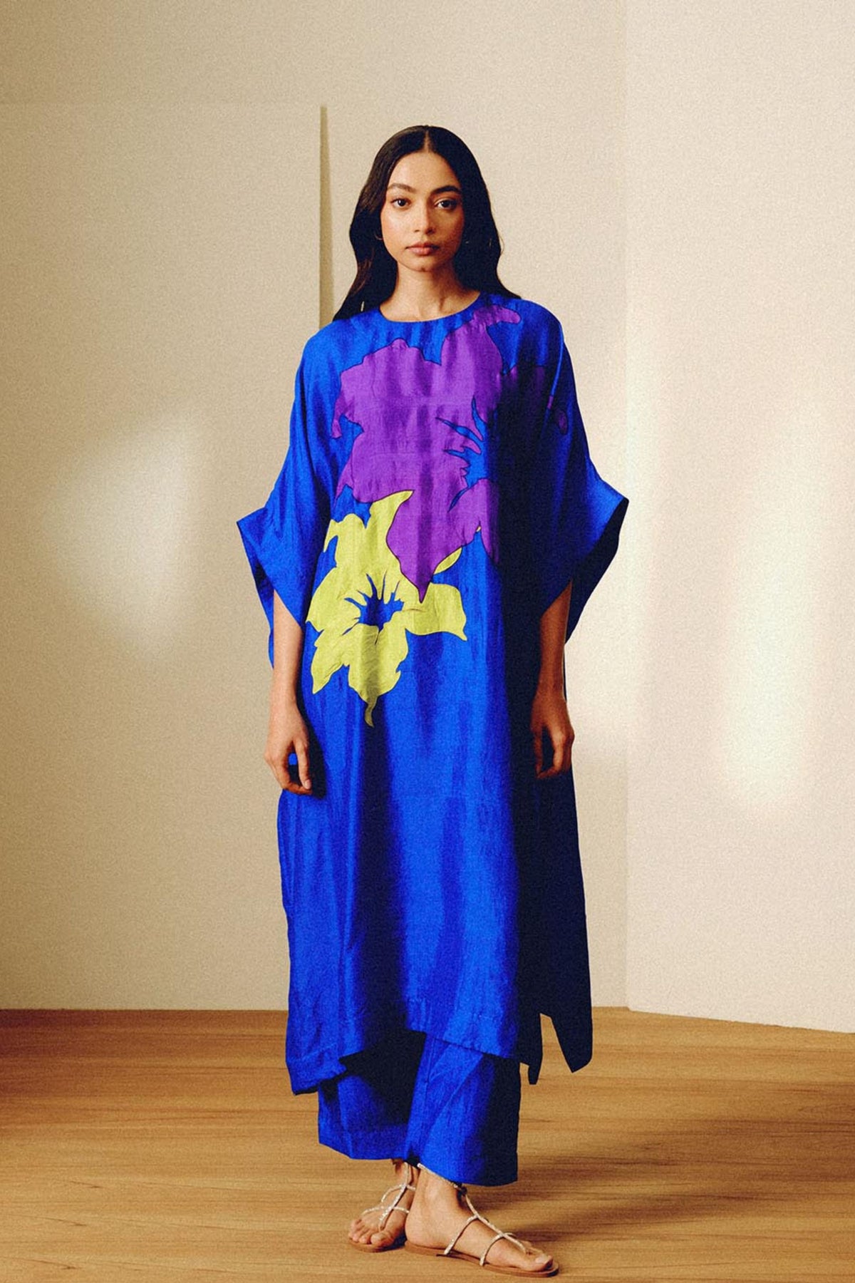Tess Blue Tunic Set