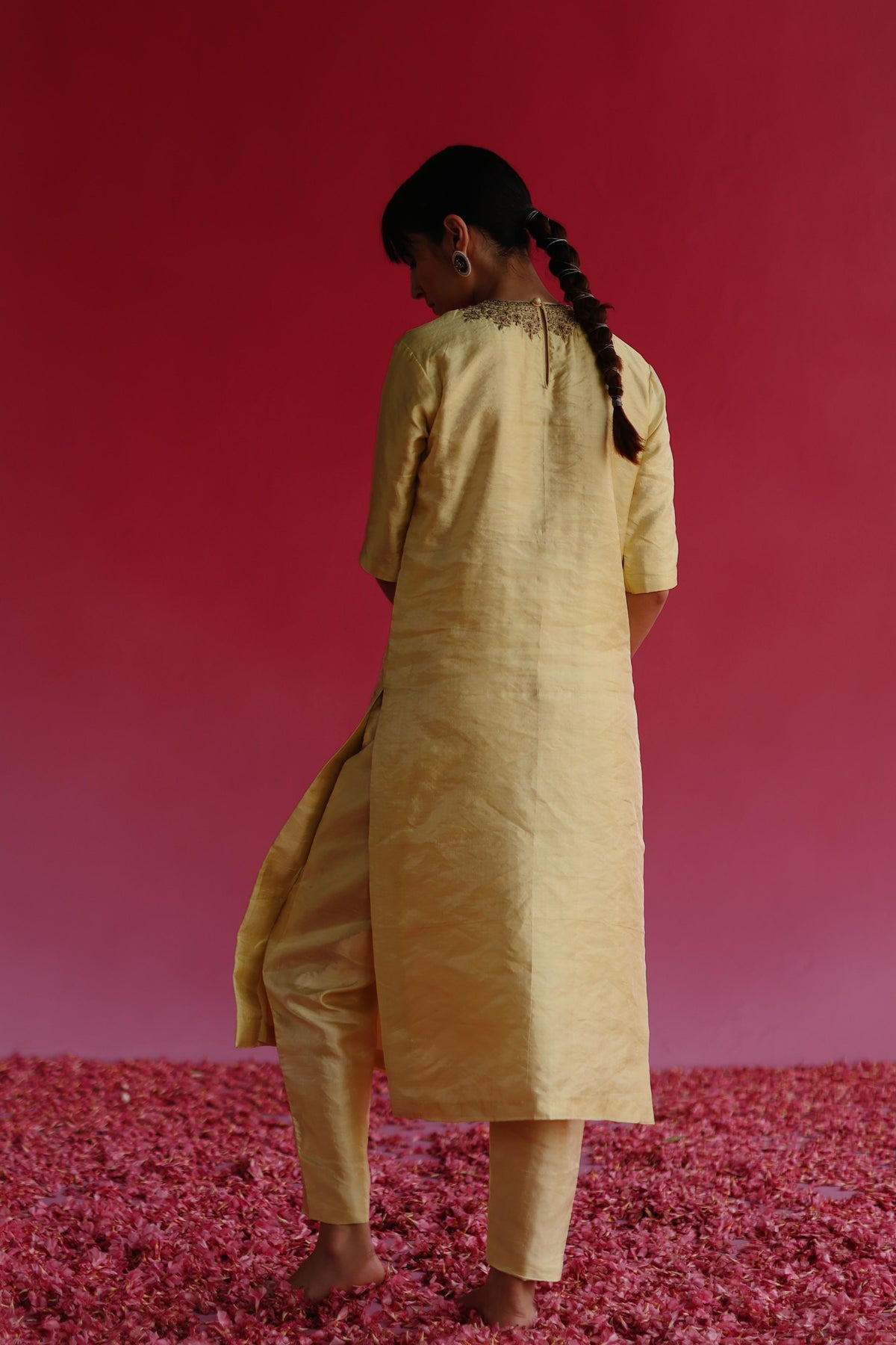 Manjari Yellow Kurta