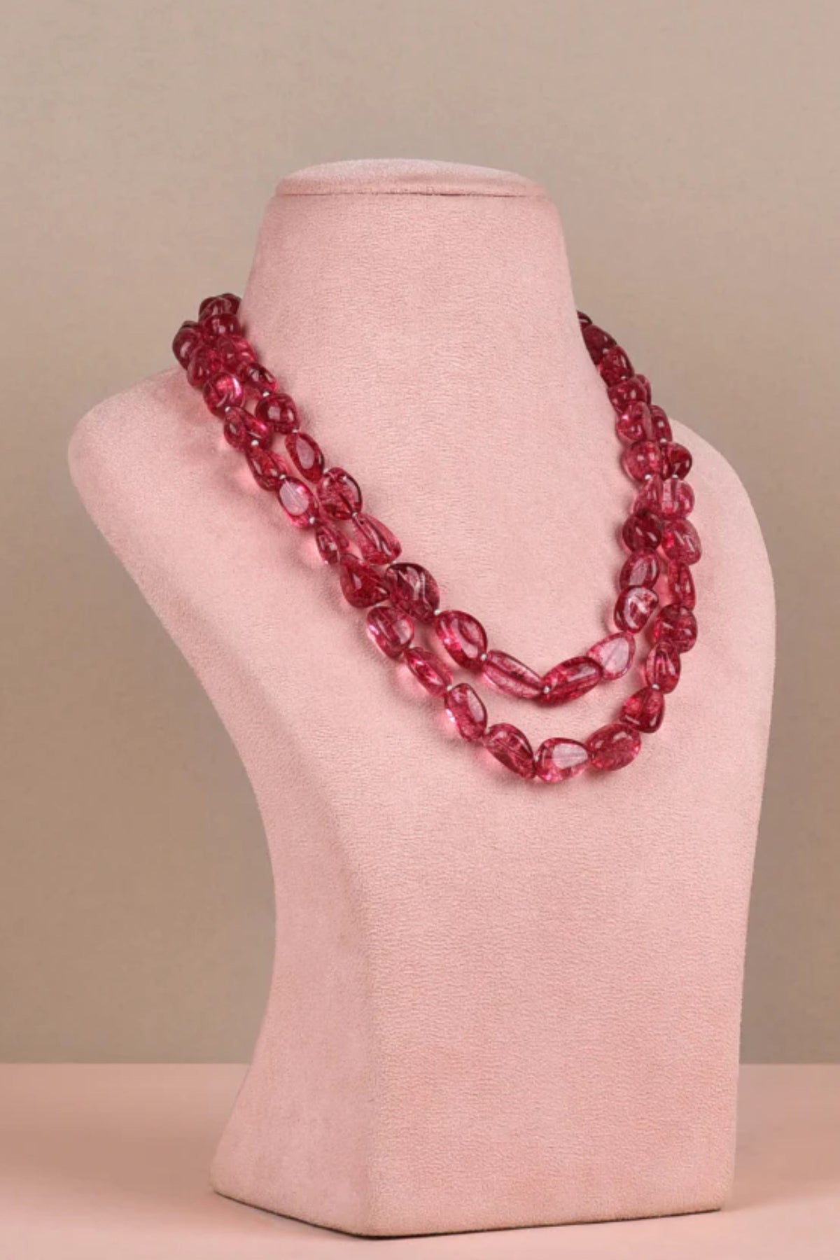Red Tumble Necklace