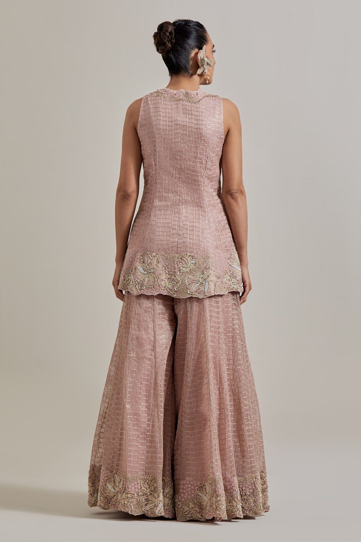 Pink Sharara Set
